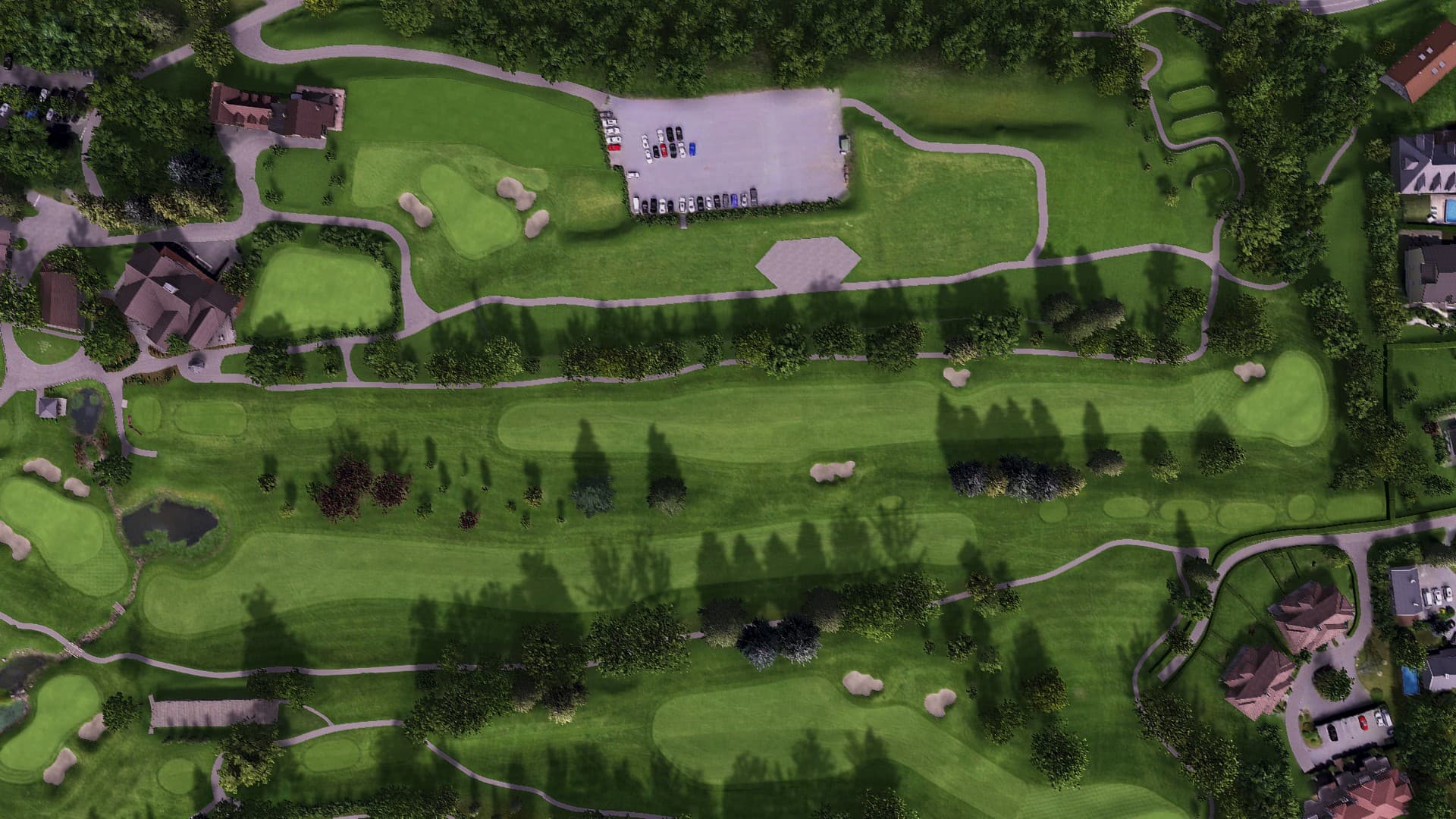 Hole 1 at Evian Resort Golf Club - Champions Course