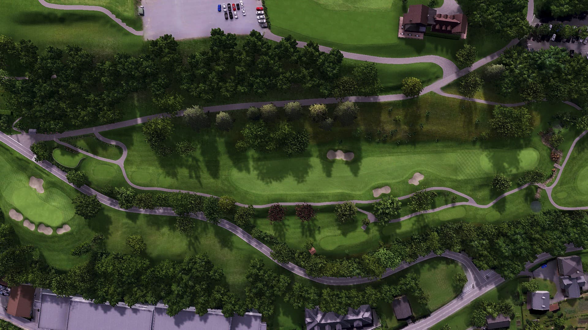 Hole 3 at Evian Resort Golf Club - Champions Course