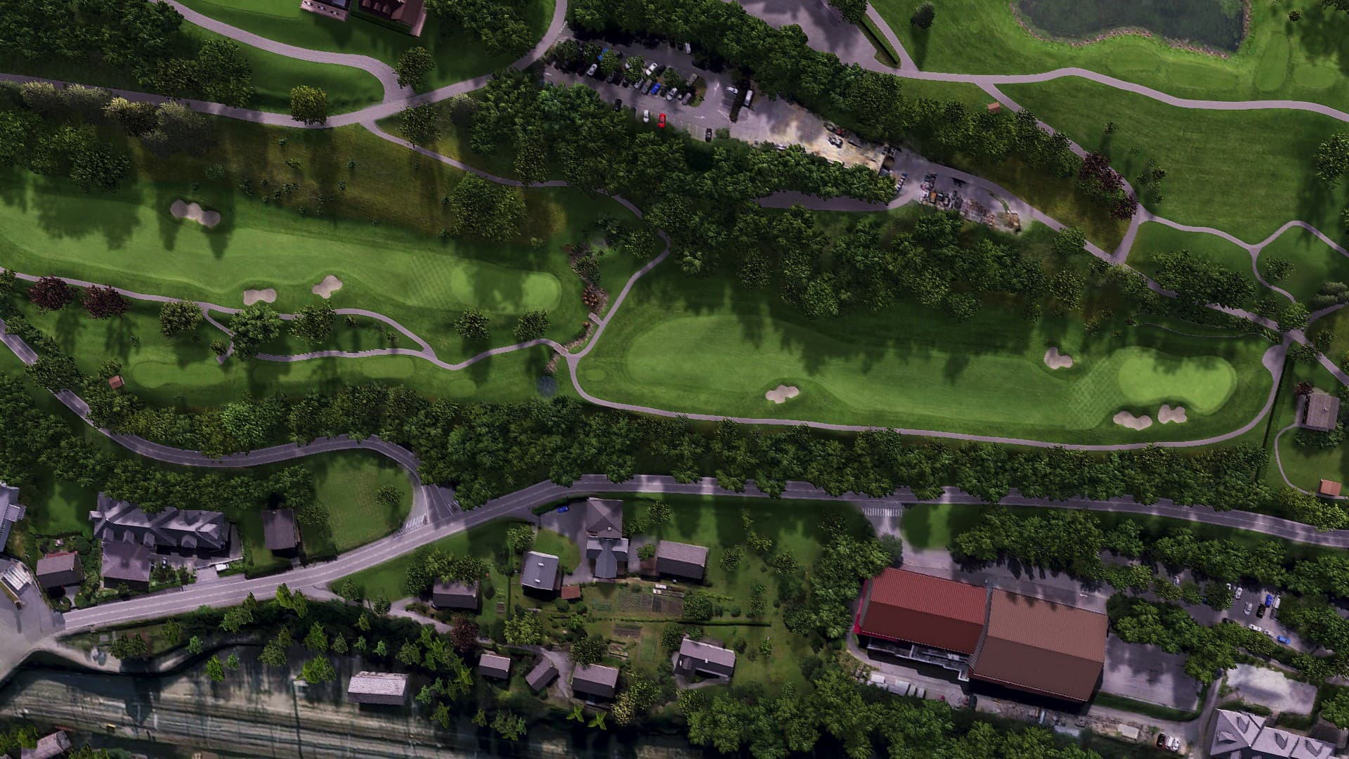 Hole 4 at Evian Resort Golf Club - Champions Course