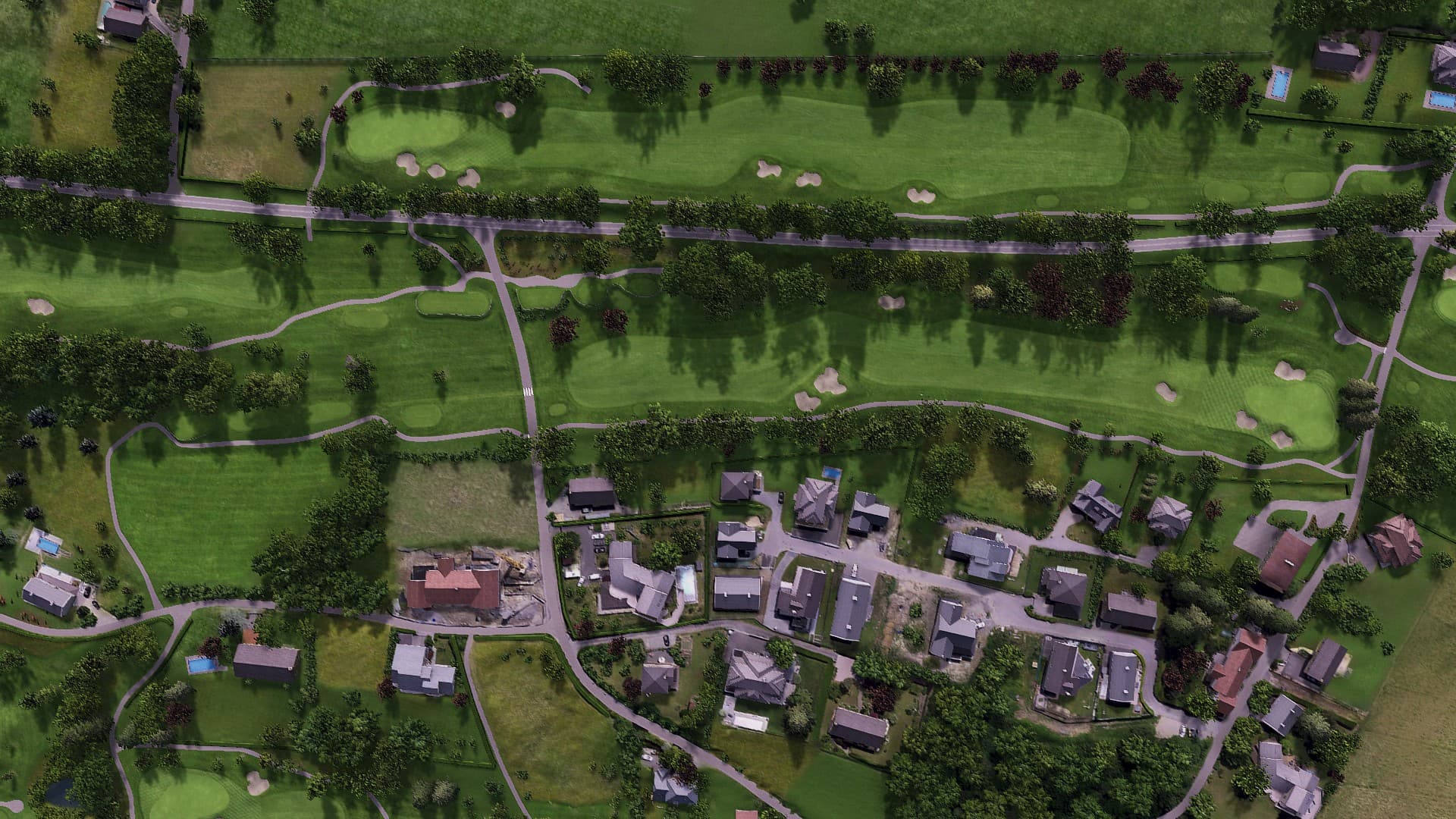 Hole 9 at Evian Resort Golf Club - Champions Course