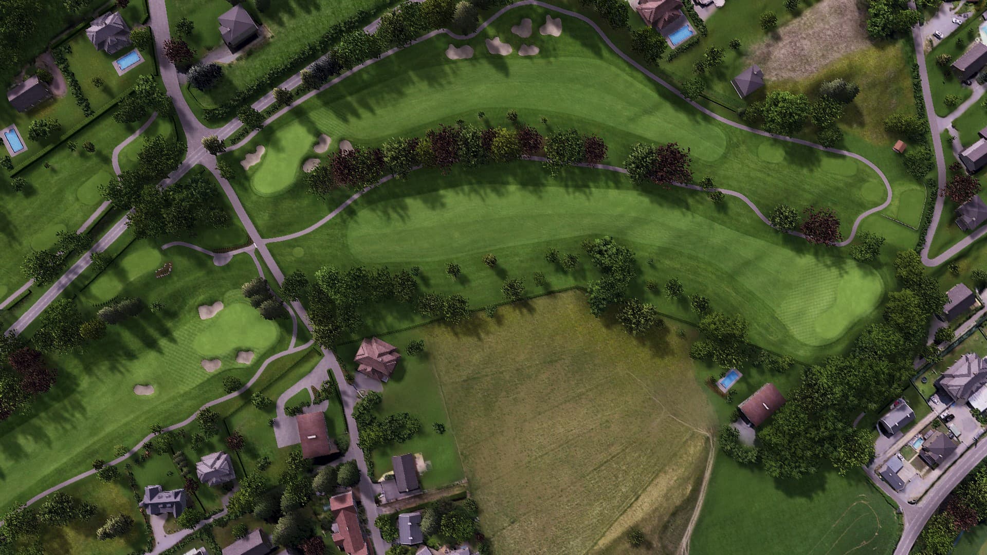 Hole 10 at Evian Resort Golf Club - Champions Course