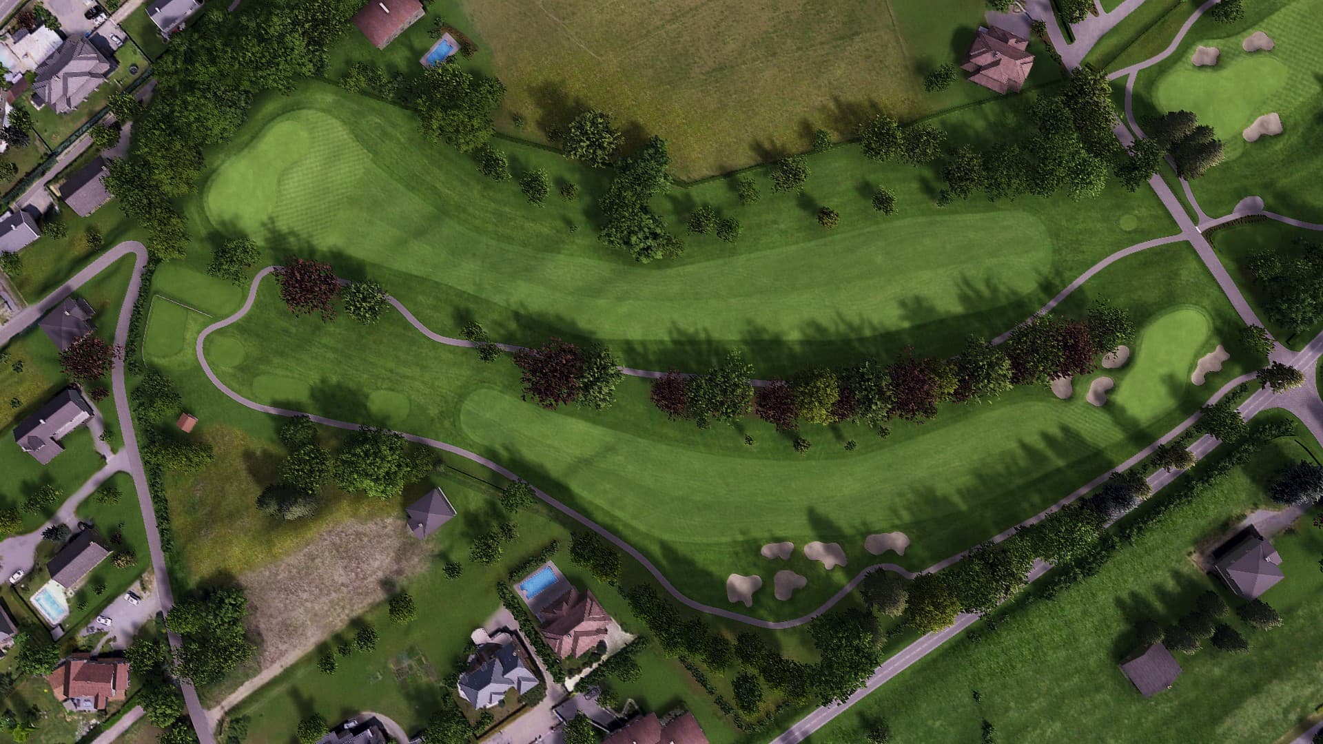 Hole 11 at Evian Resort Golf Club - Champions Course