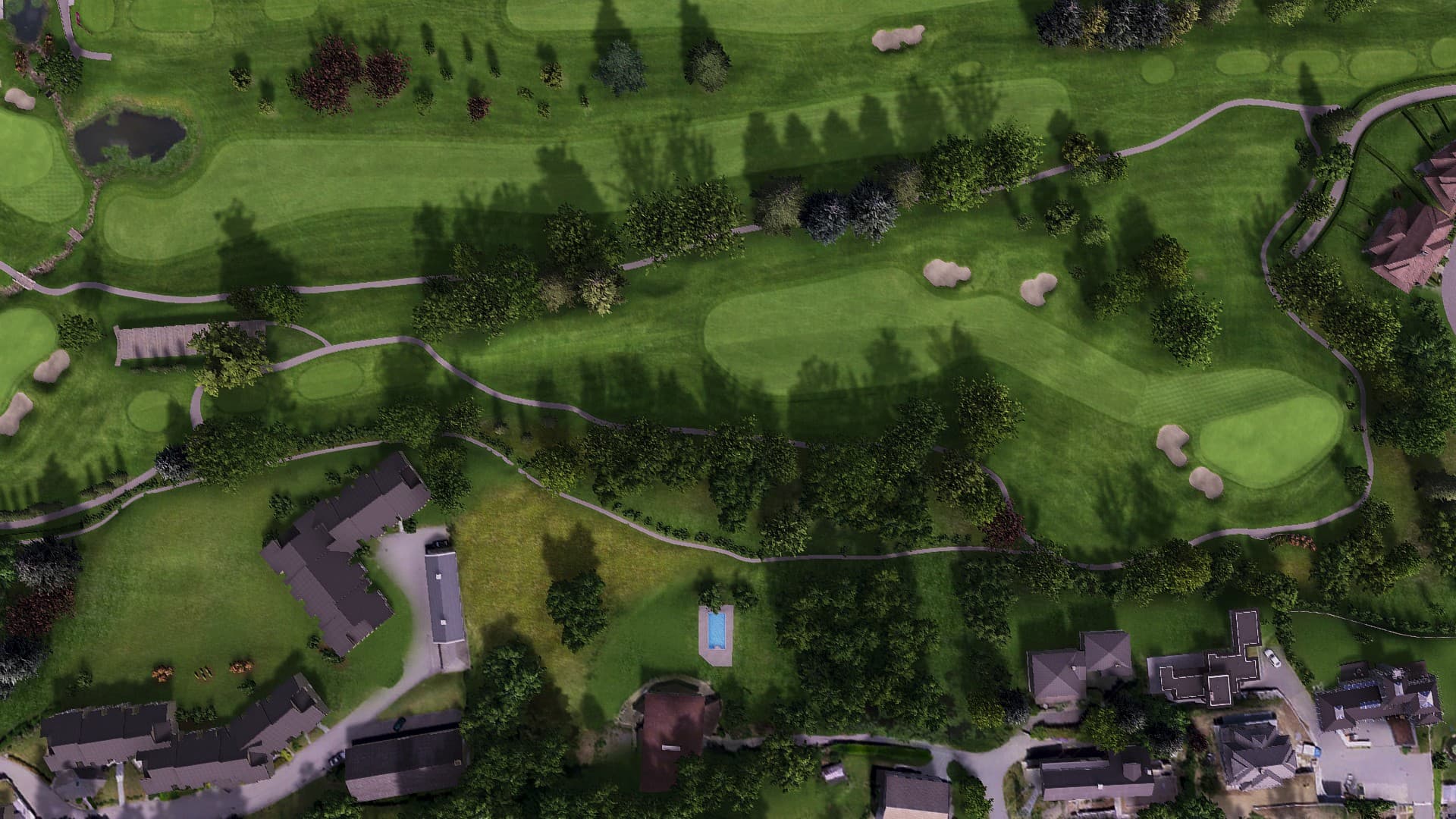 Hole 17 at Evian Resort Golf Club - Champions Course