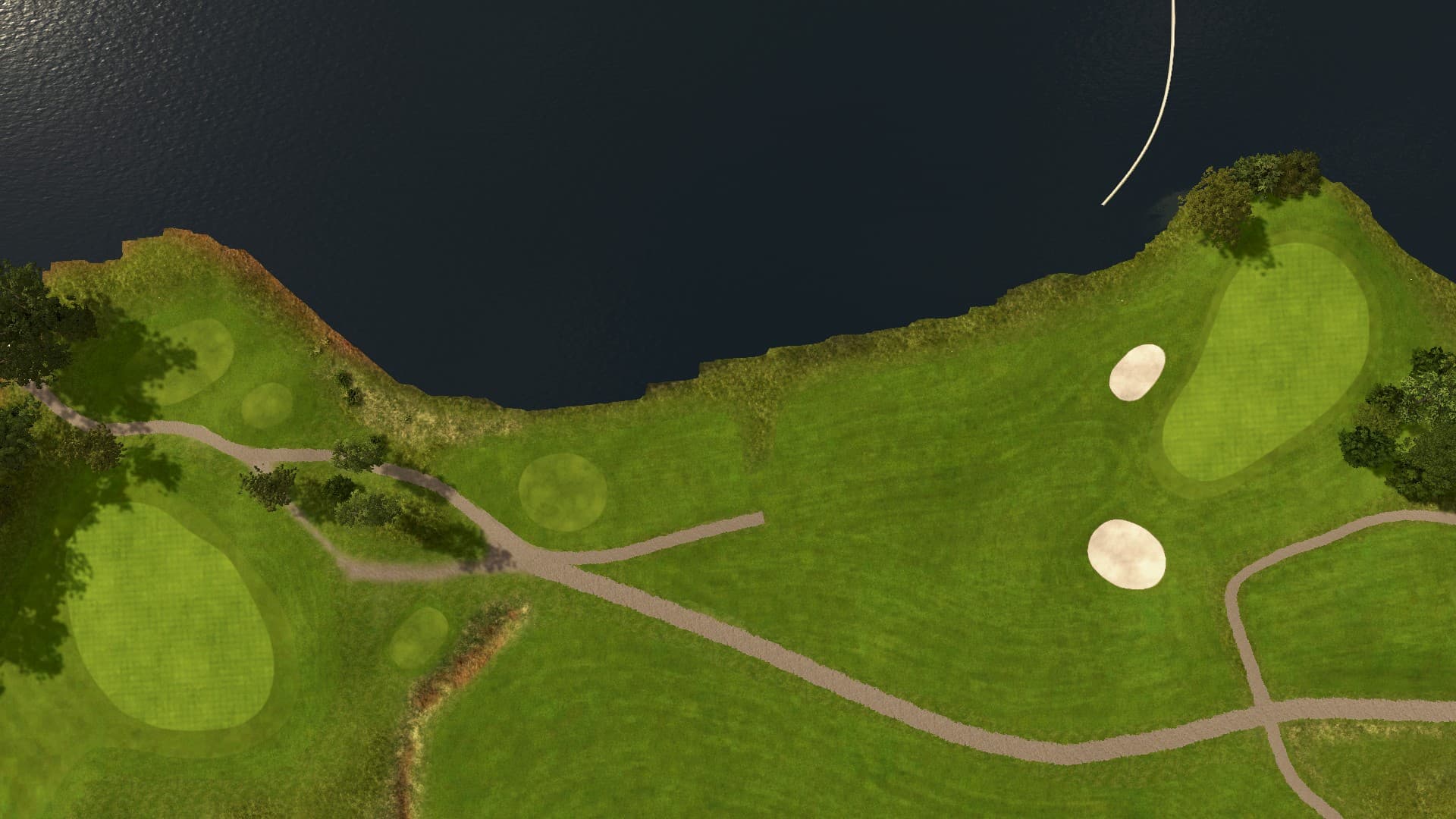 Hole 6 at Fana Golfklubb