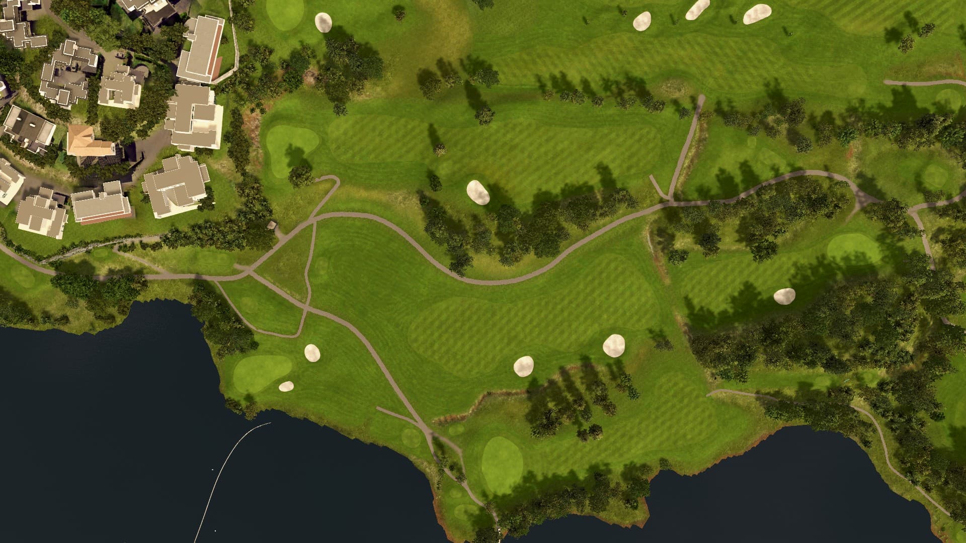 Hole 10 at Fana Golfklubb