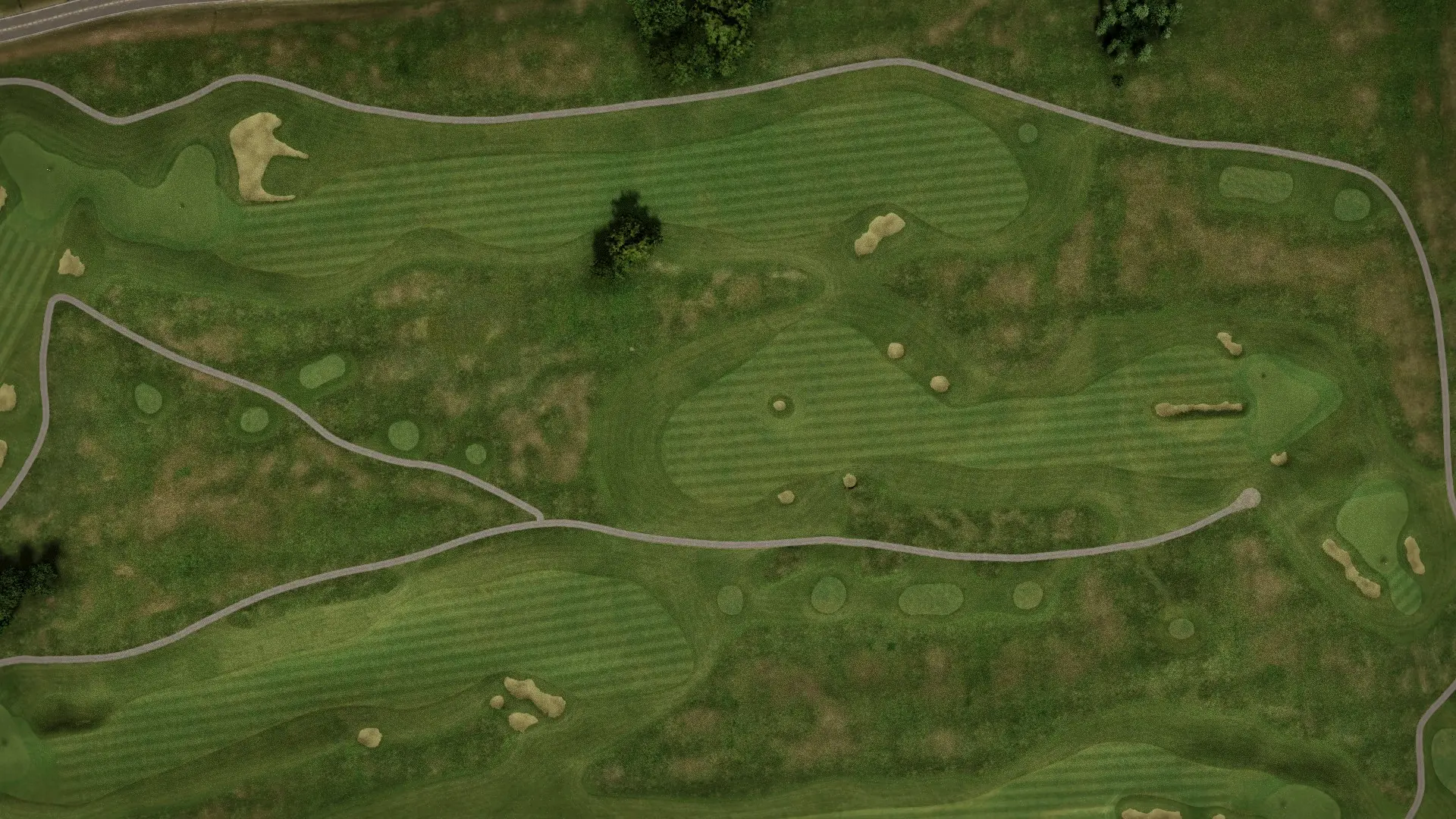 Hole 2 at Firekeeper Golf Course