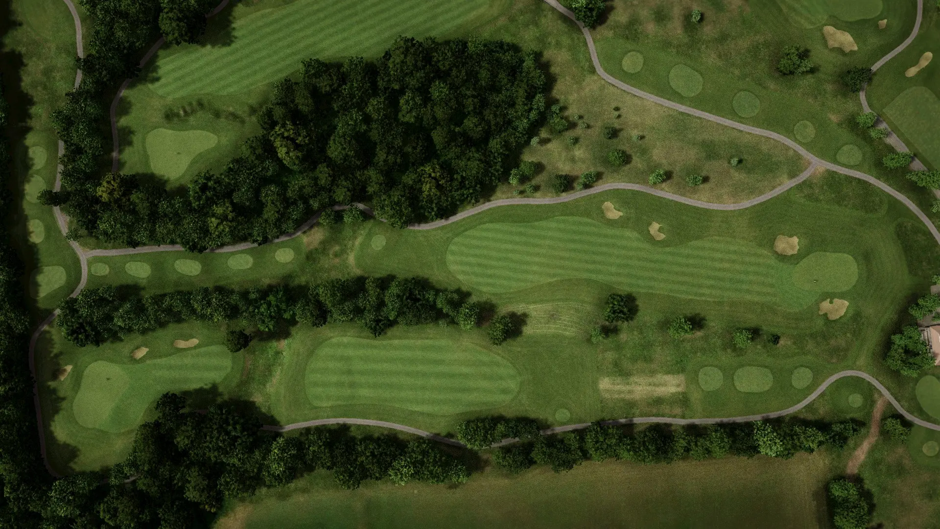 Hole 9 at Firekeeper Golf Course