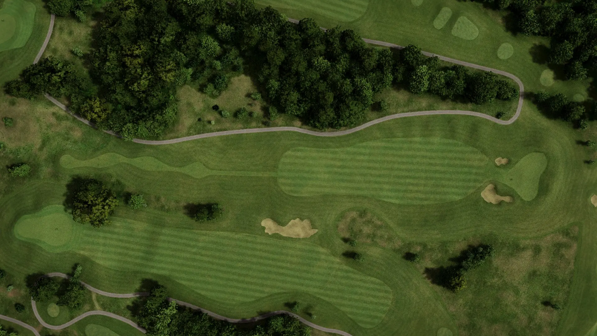 Hole 17 at Firekeeper Golf Course
