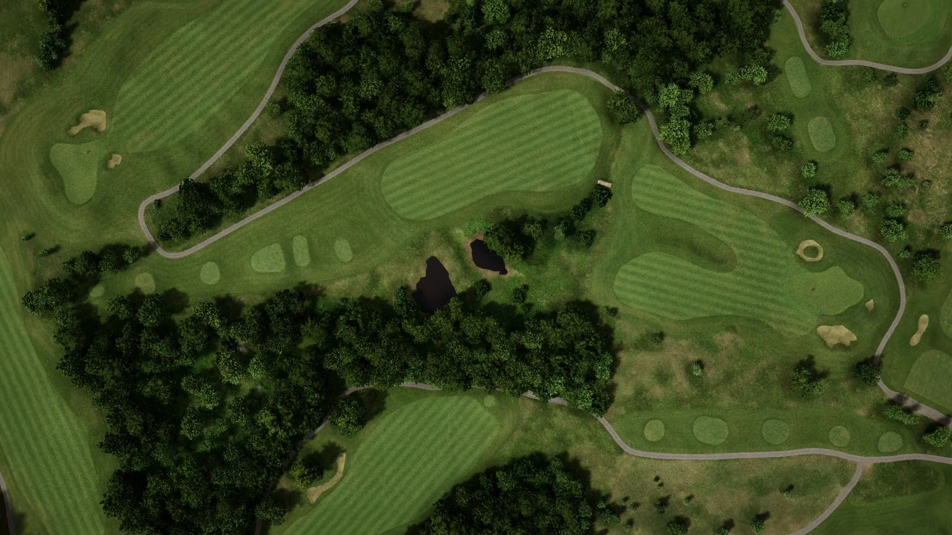 Hole 18 at Firekeeper Golf Course