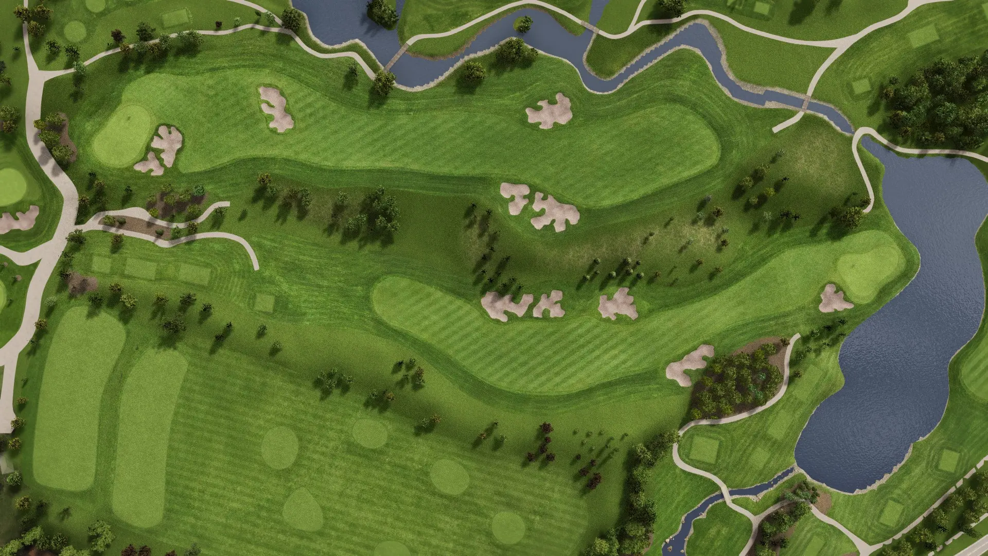 Hole 1 at Fontana GC