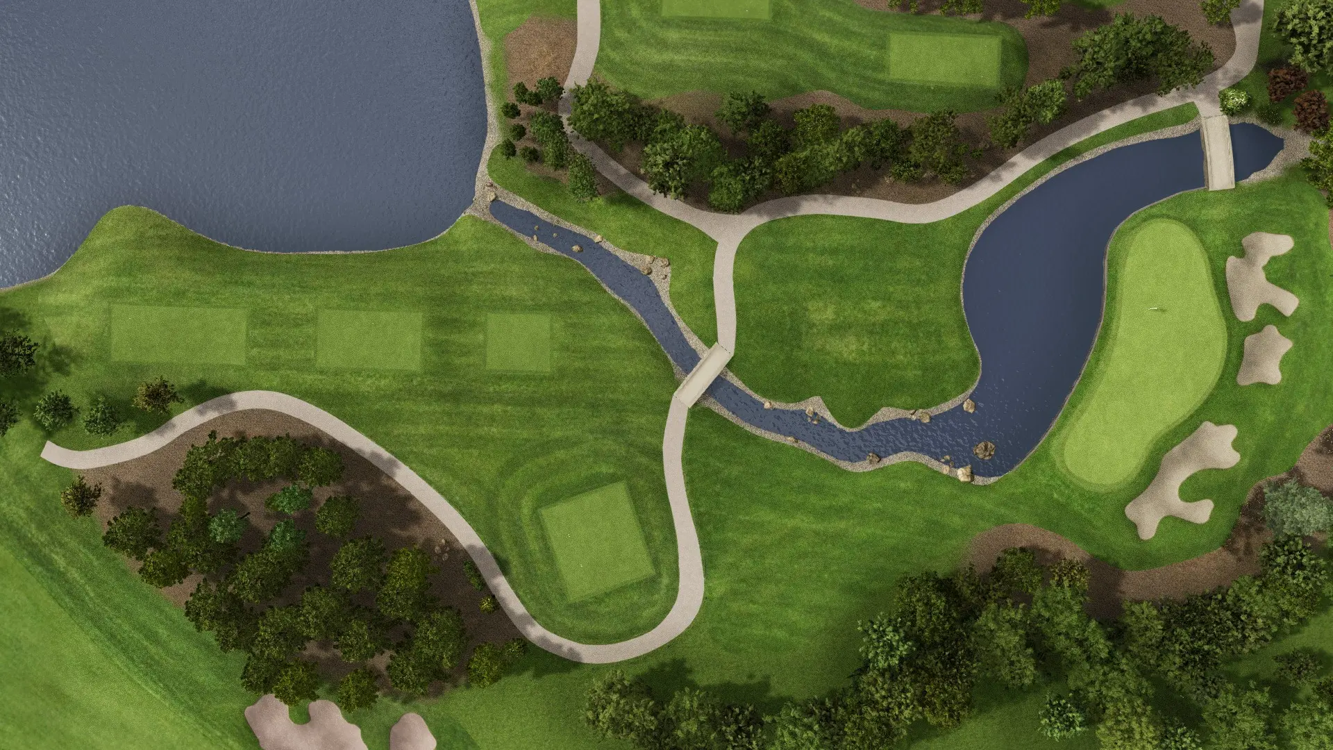Hole 2 at Fontana GC