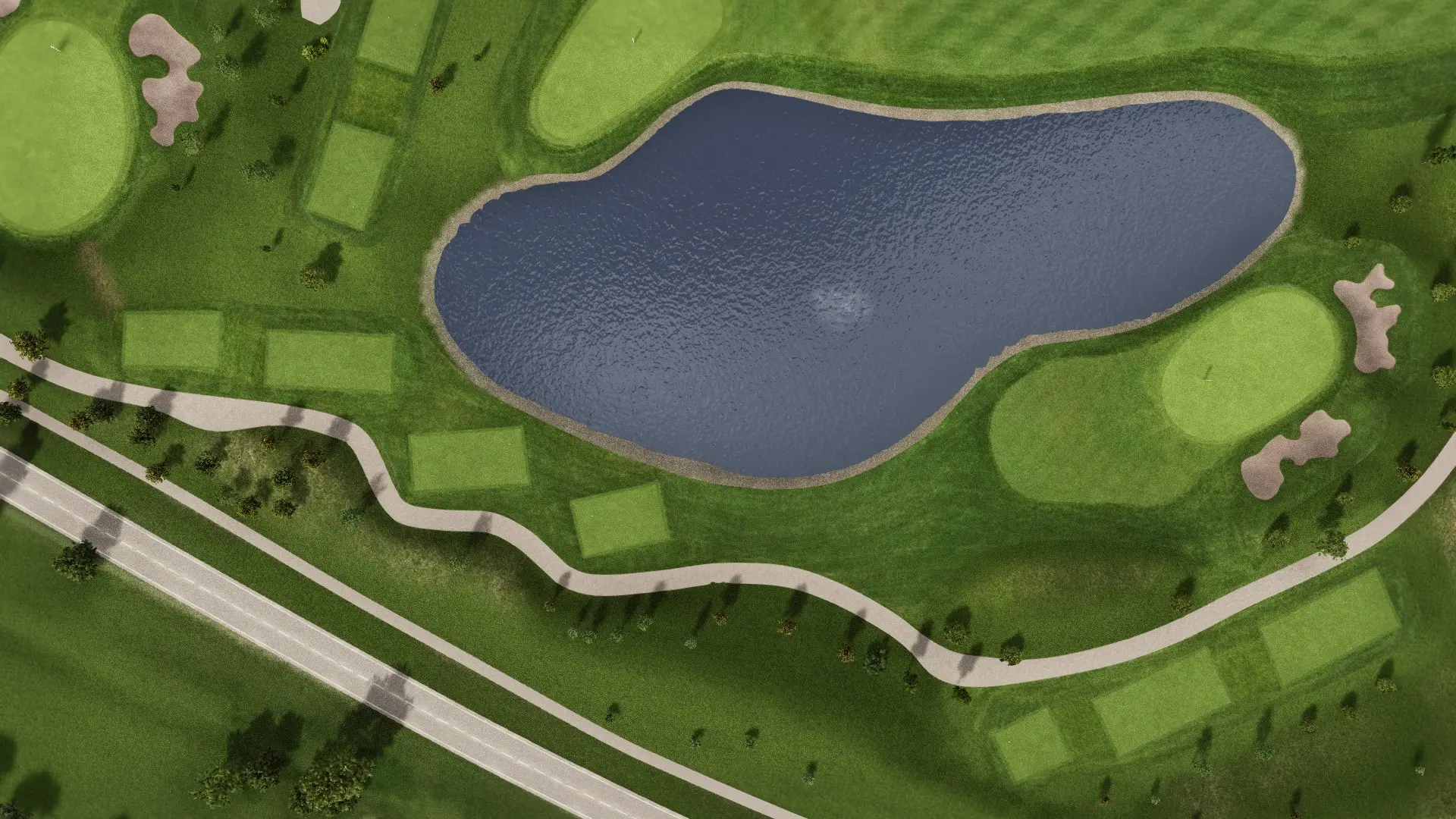 Hole 5 at Fontana GC