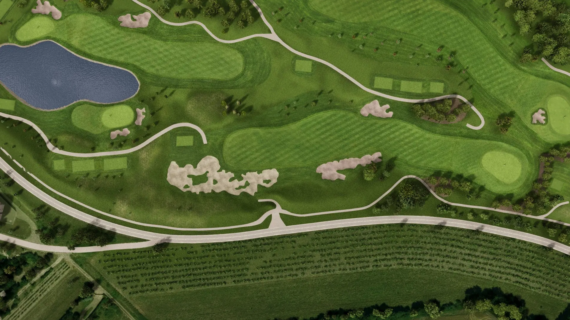 Hole 6 at Fontana GC