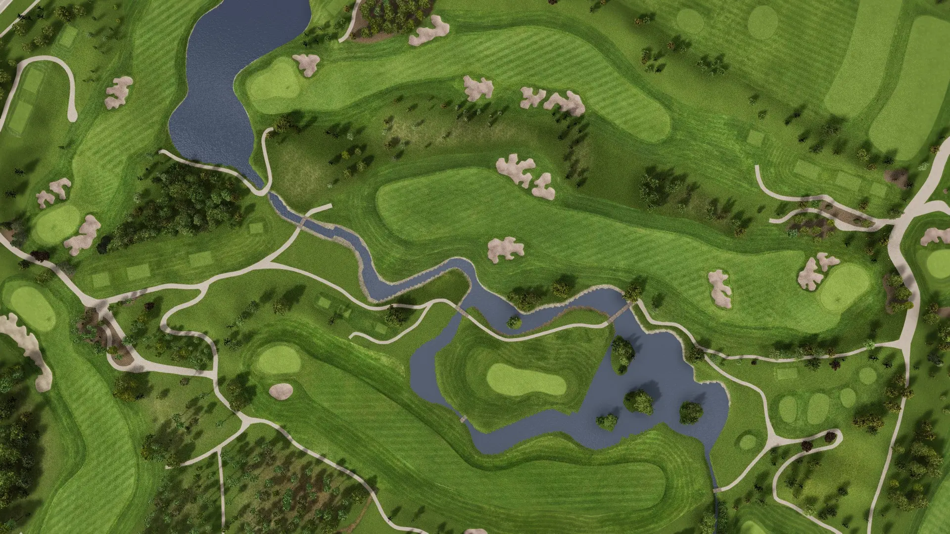 Hole 9 at Fontana GC