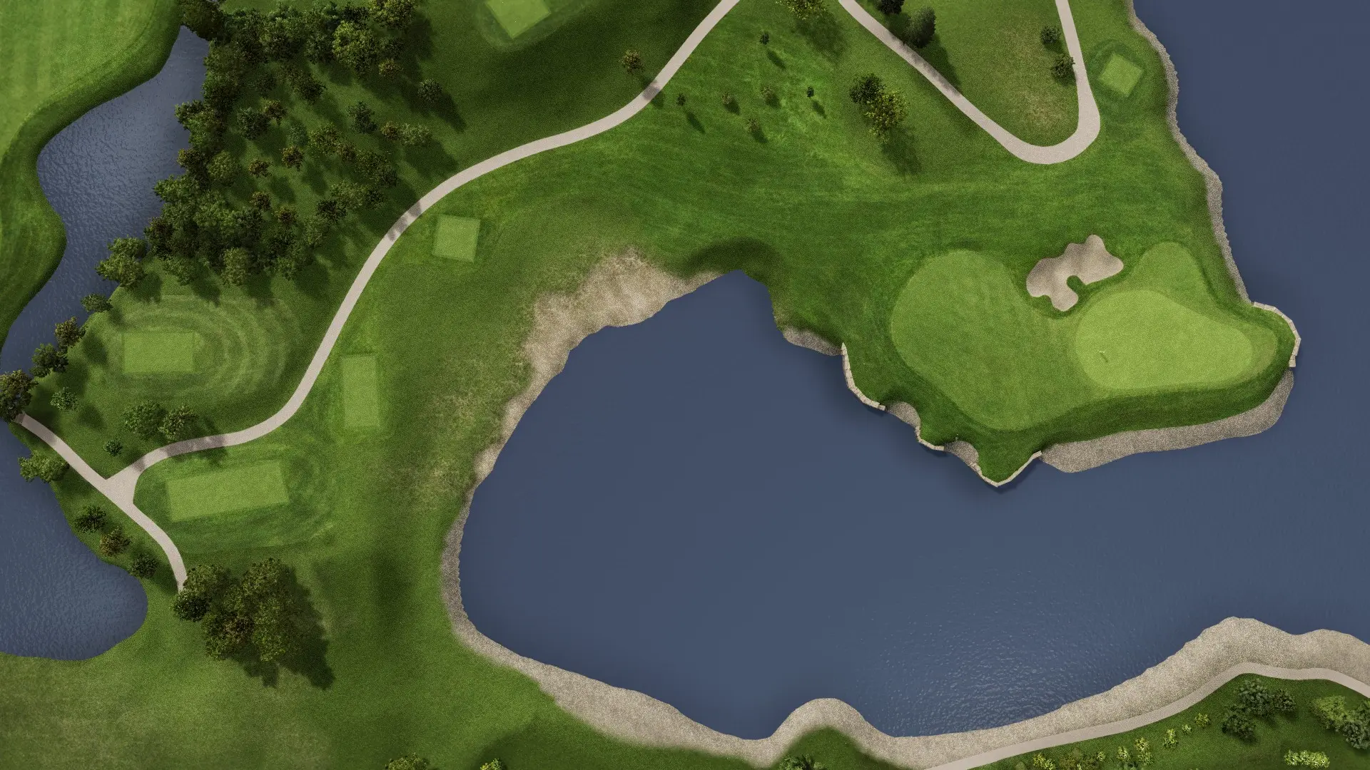 Hole 17 at Fontana GC