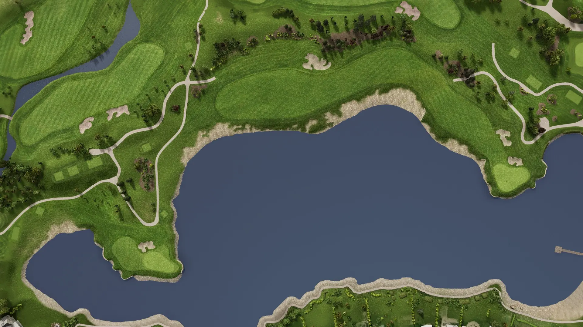 Hole 18 at Fontana GC