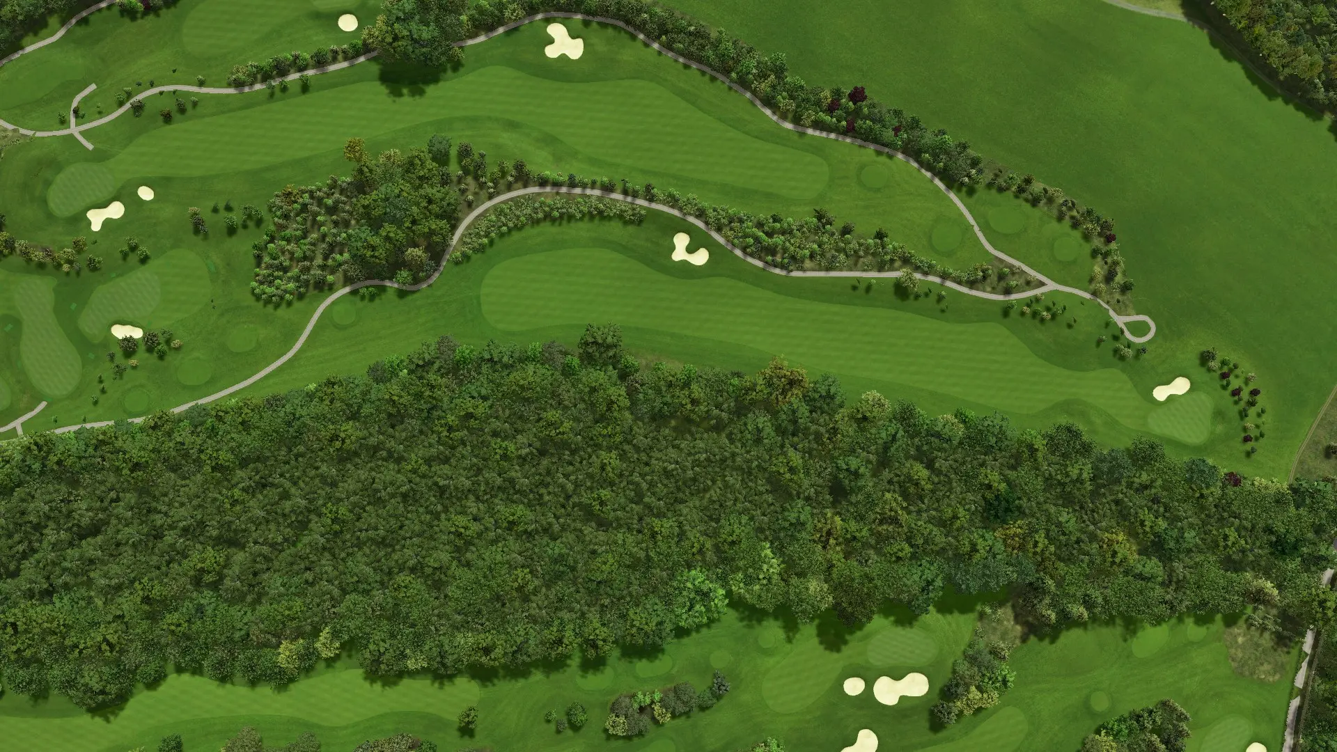 Hole 1 at Fota Island - Barryscourt