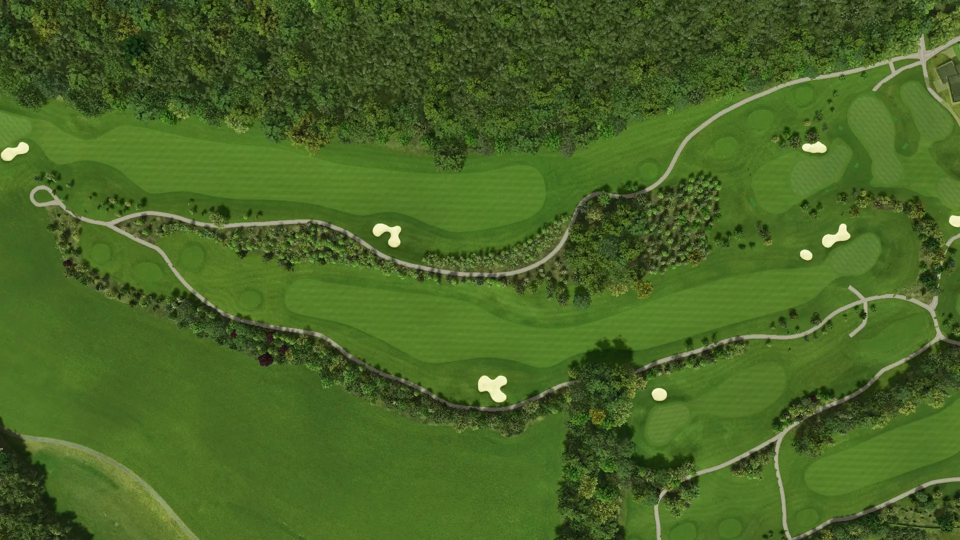 Hole 2 at Fota Island - Barryscourt