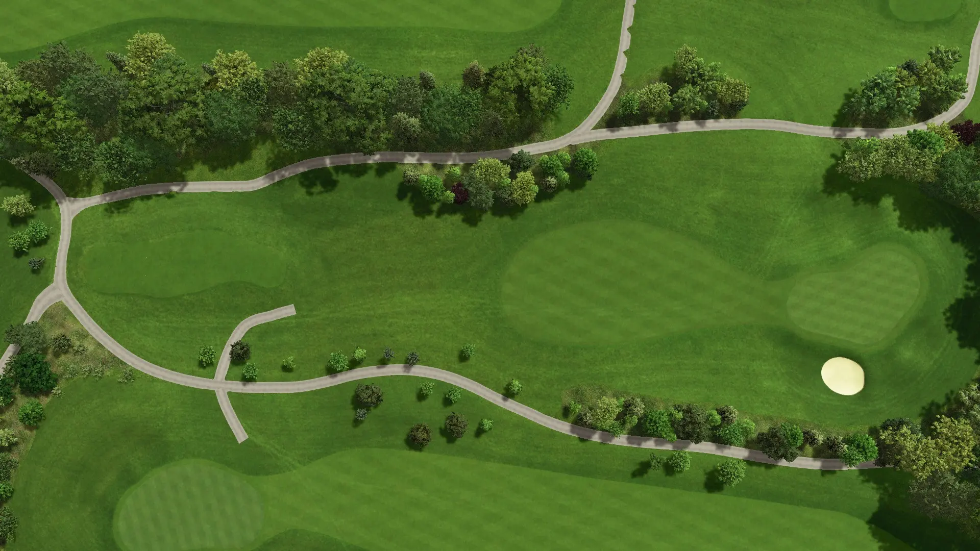 Hole 3 at Fota Island - Barryscourt
