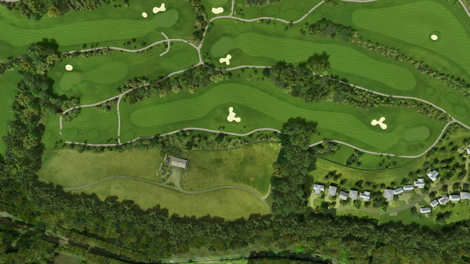 Hole 4 at Fota Island - Barryscourt