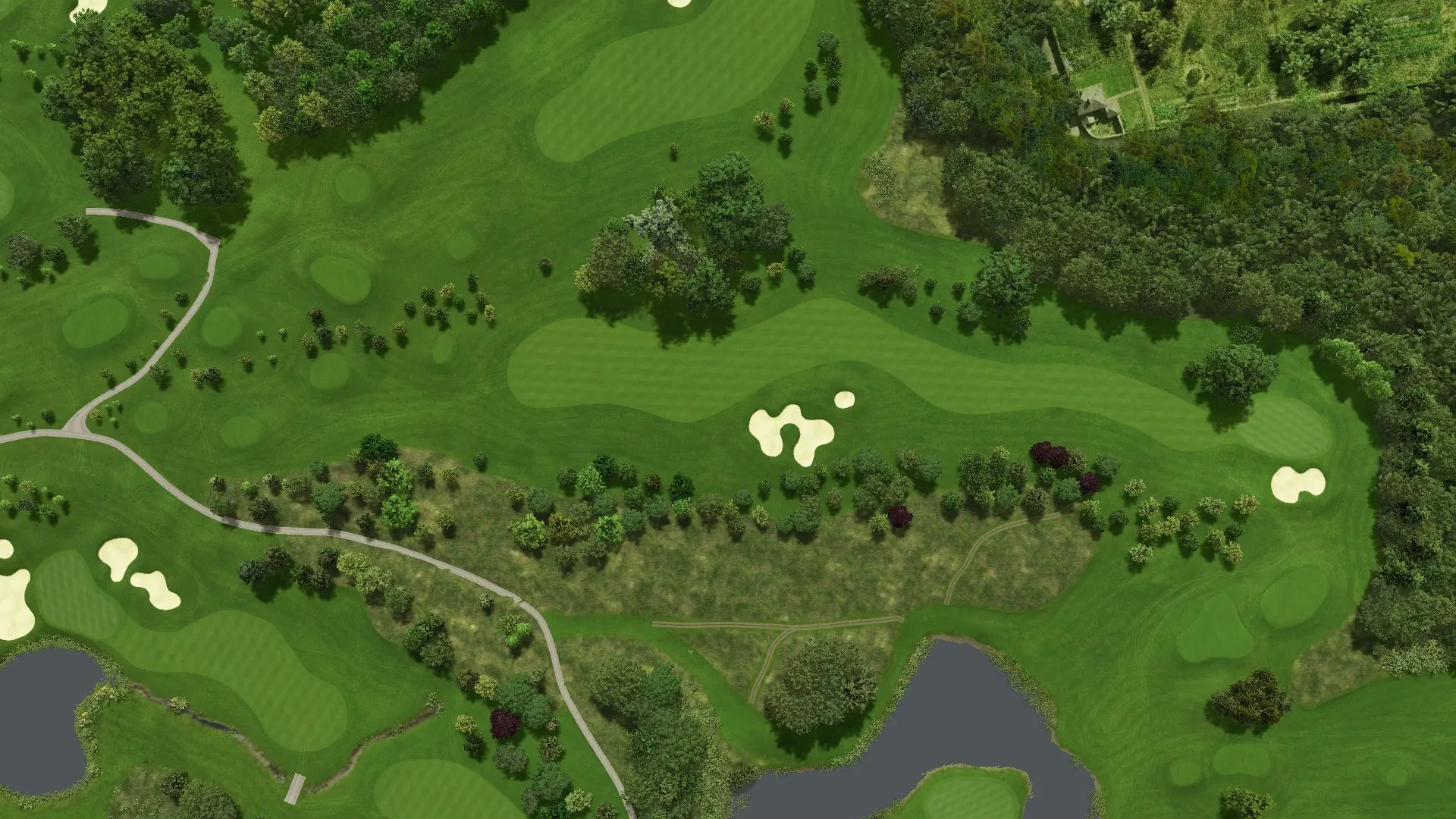 Hole 2 at Fota Island - Deerpark
