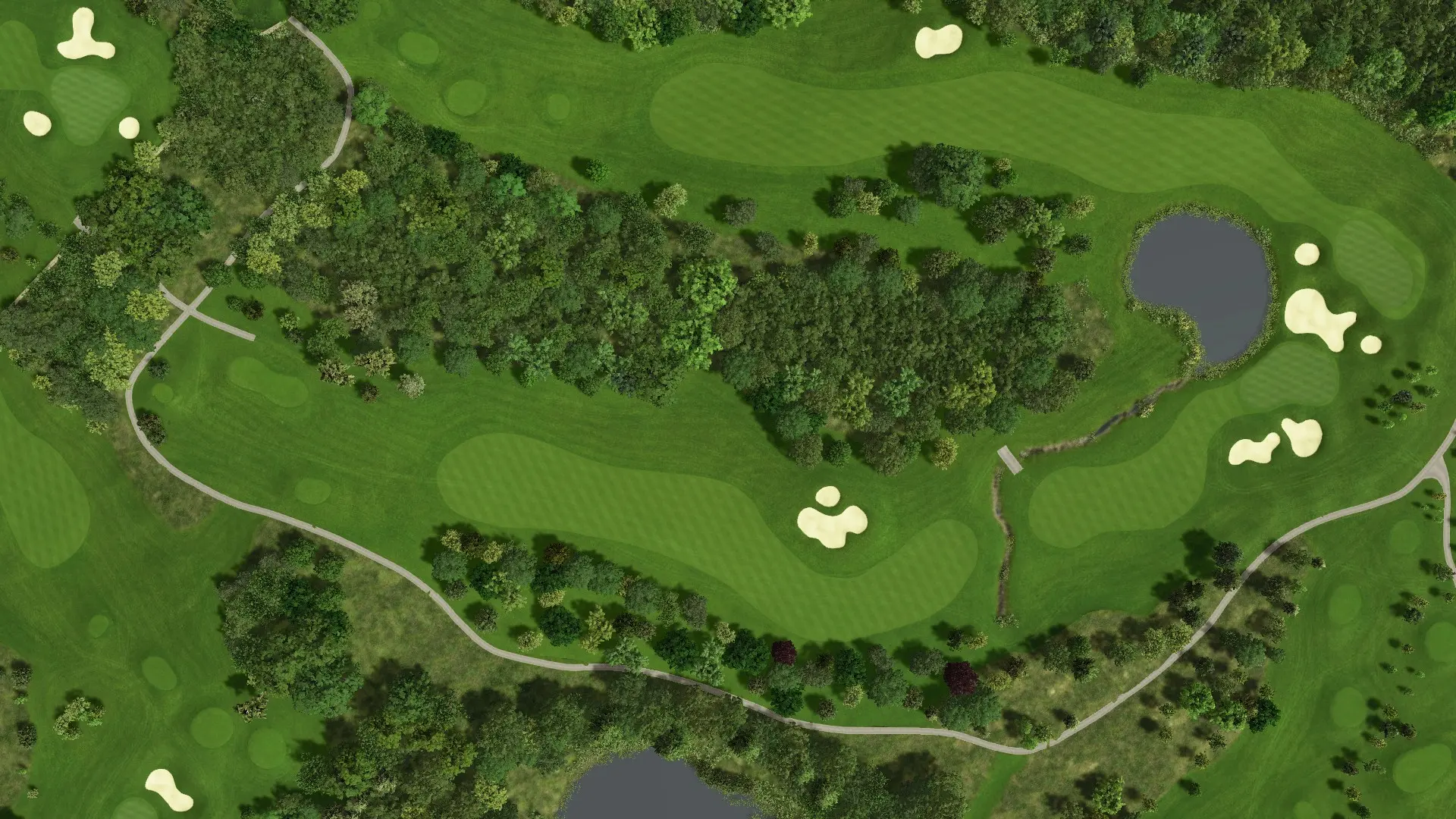 Hole 8 at Fota Island - Deerpark