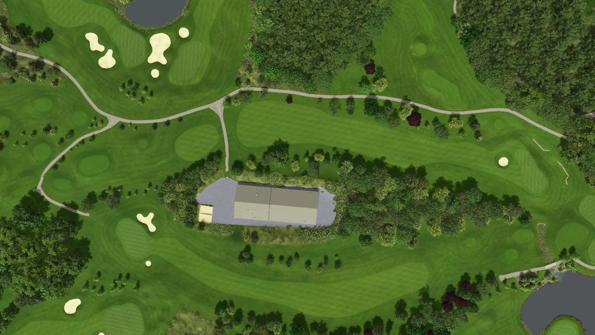 Hole 9 at Fota Island - Deerpark
