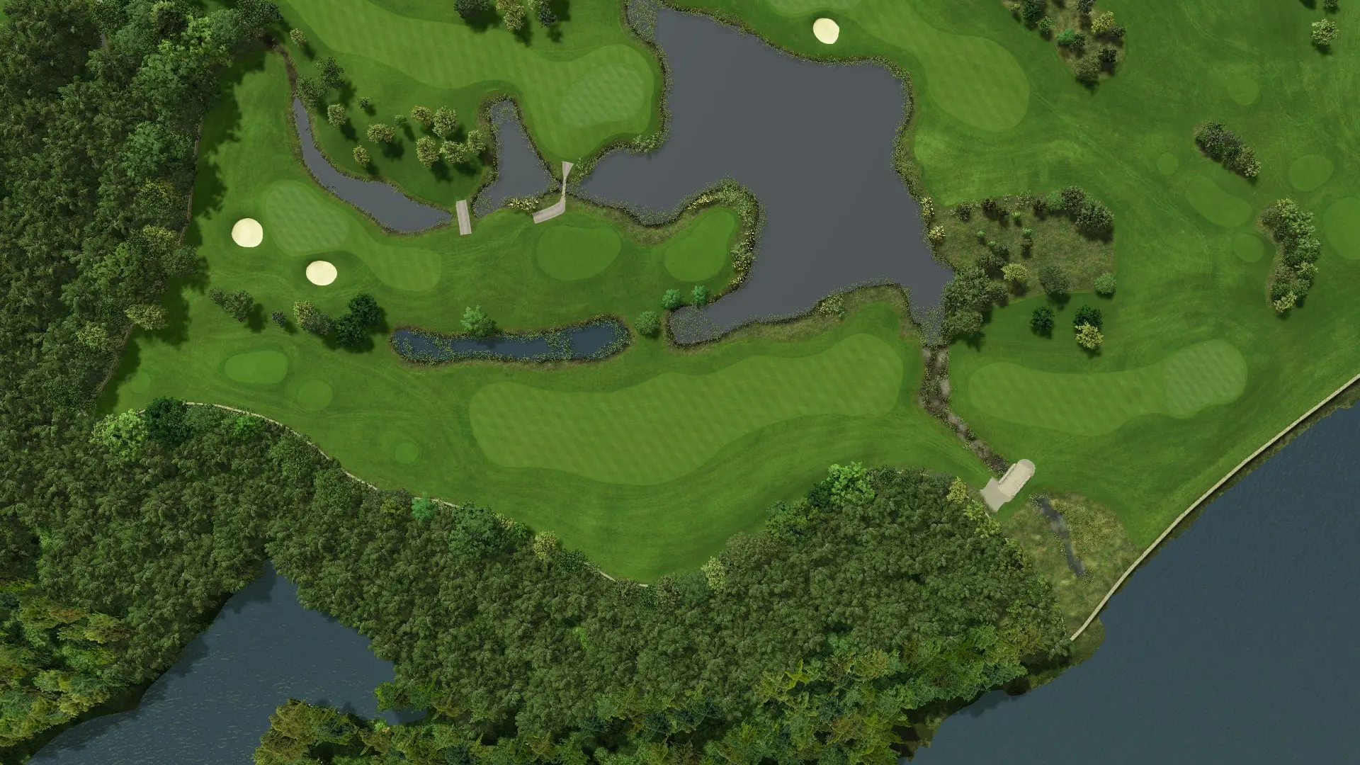 Hole 12 at Fota Island - Deerpark