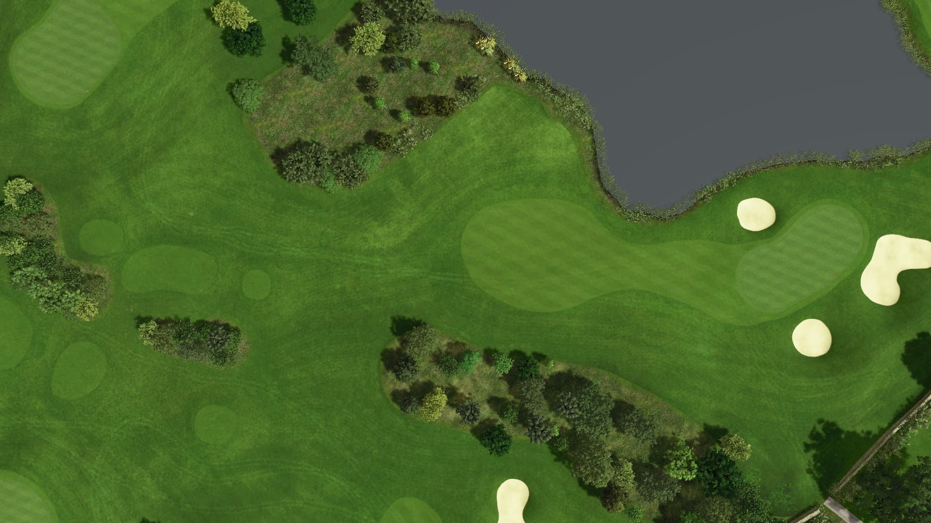 Hole 13 at Fota Island - Deerpark