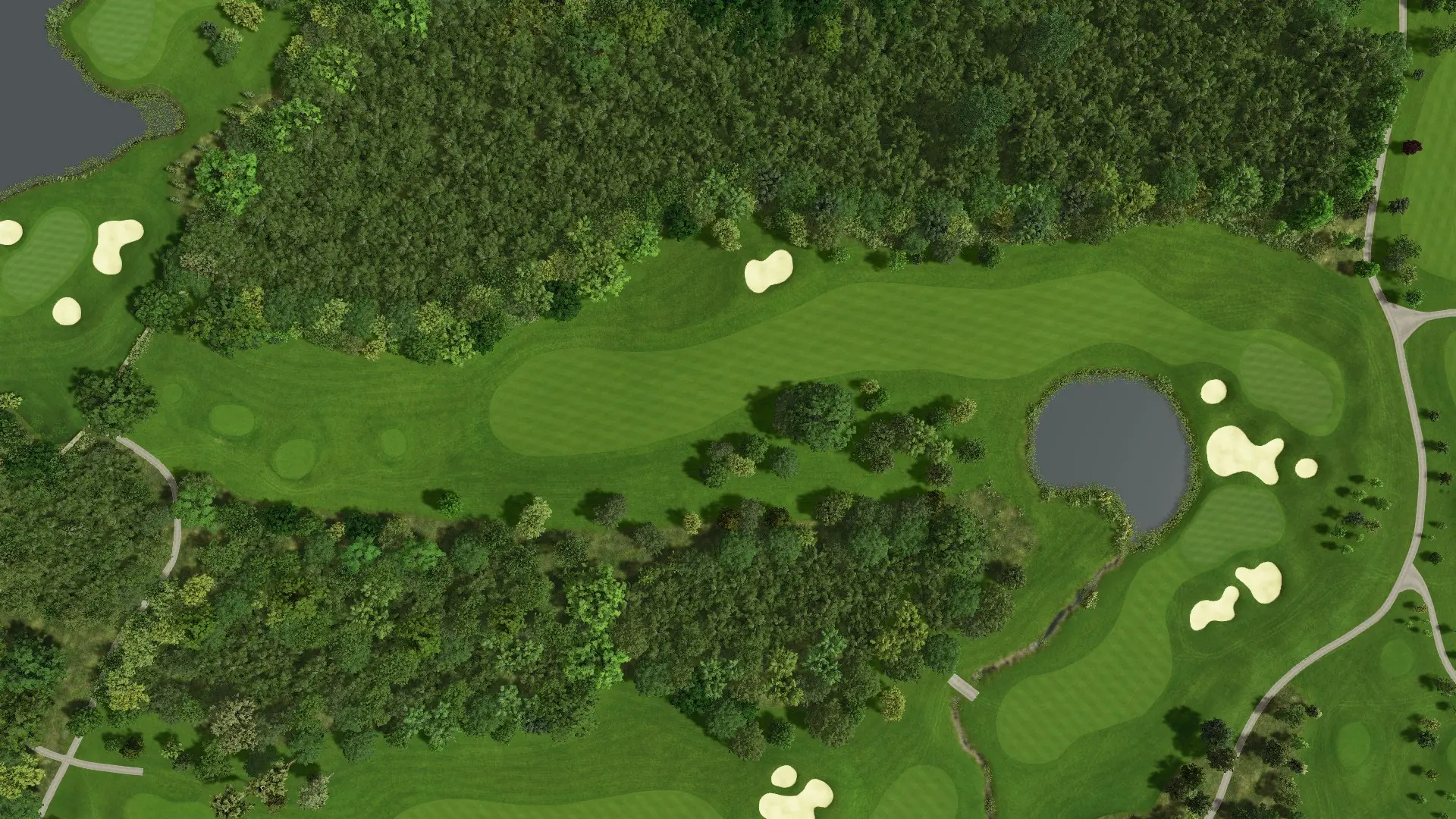Hole 14 at Fota Island - Deerpark