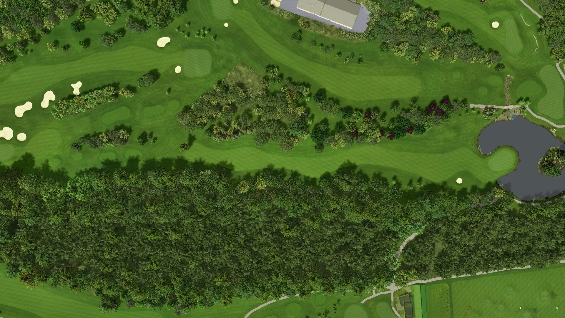 Hole 18 at Fota Island - Deerpark