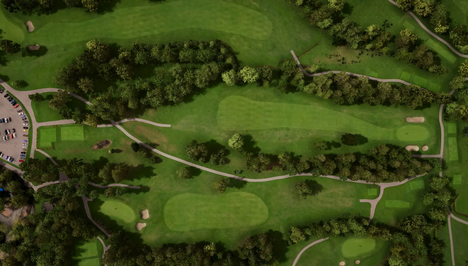 Hole 1 at Foxhills - Bernard Hunt