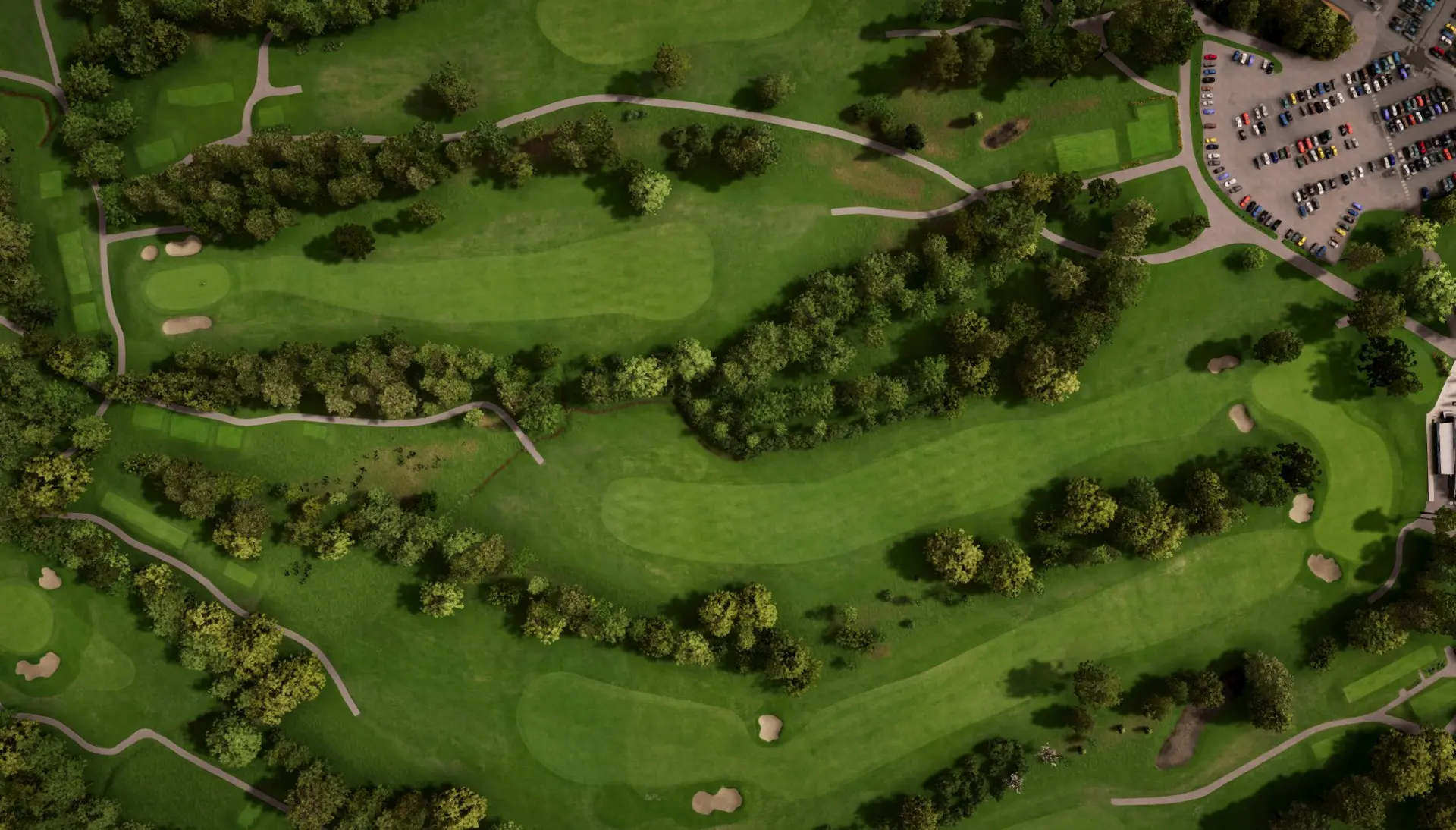 Hole 18 at Foxhills - Bernard Hunt