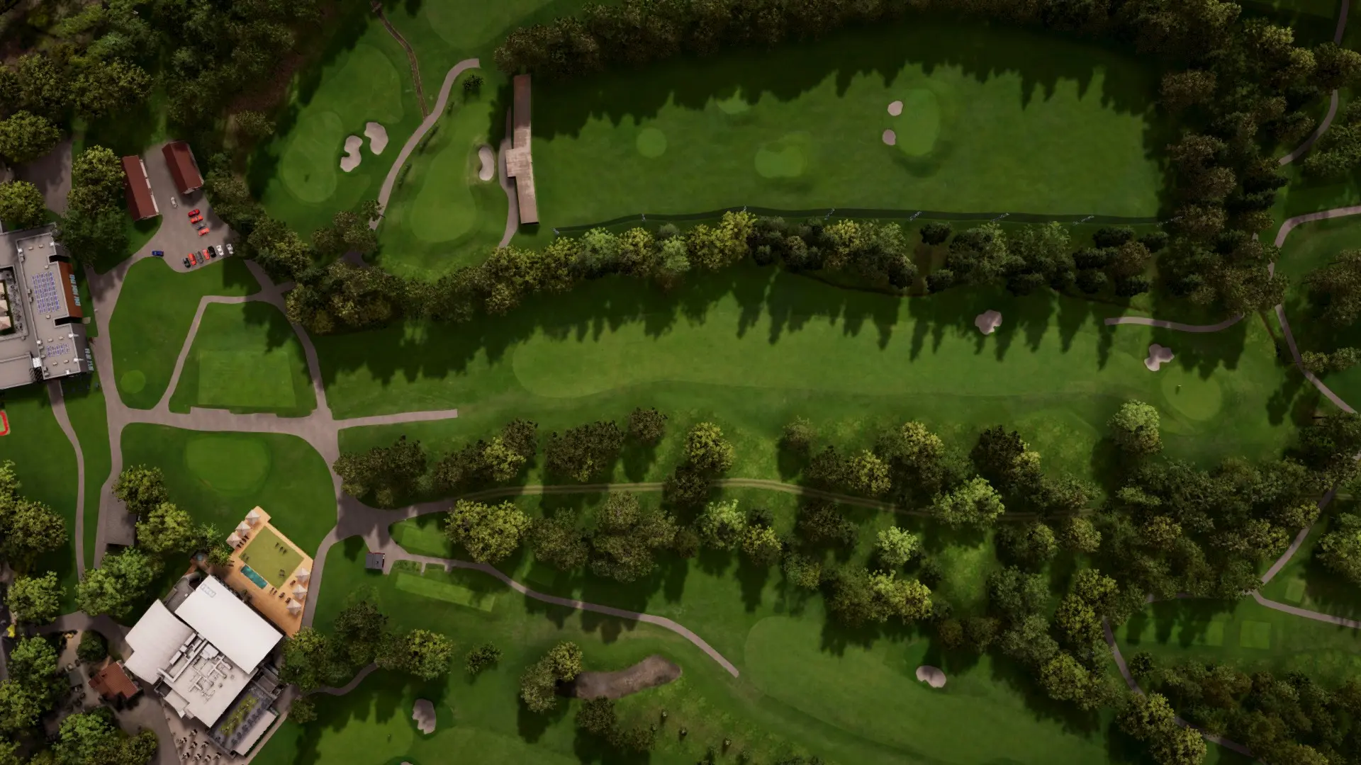 Hole 1 at Foxhills - Longcross