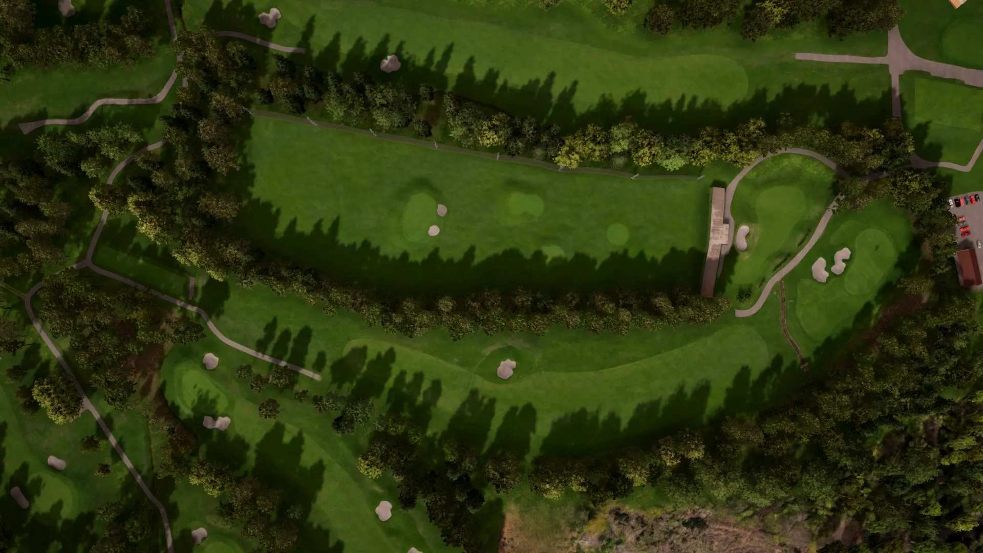Hole 9 at Foxhills - Longcross