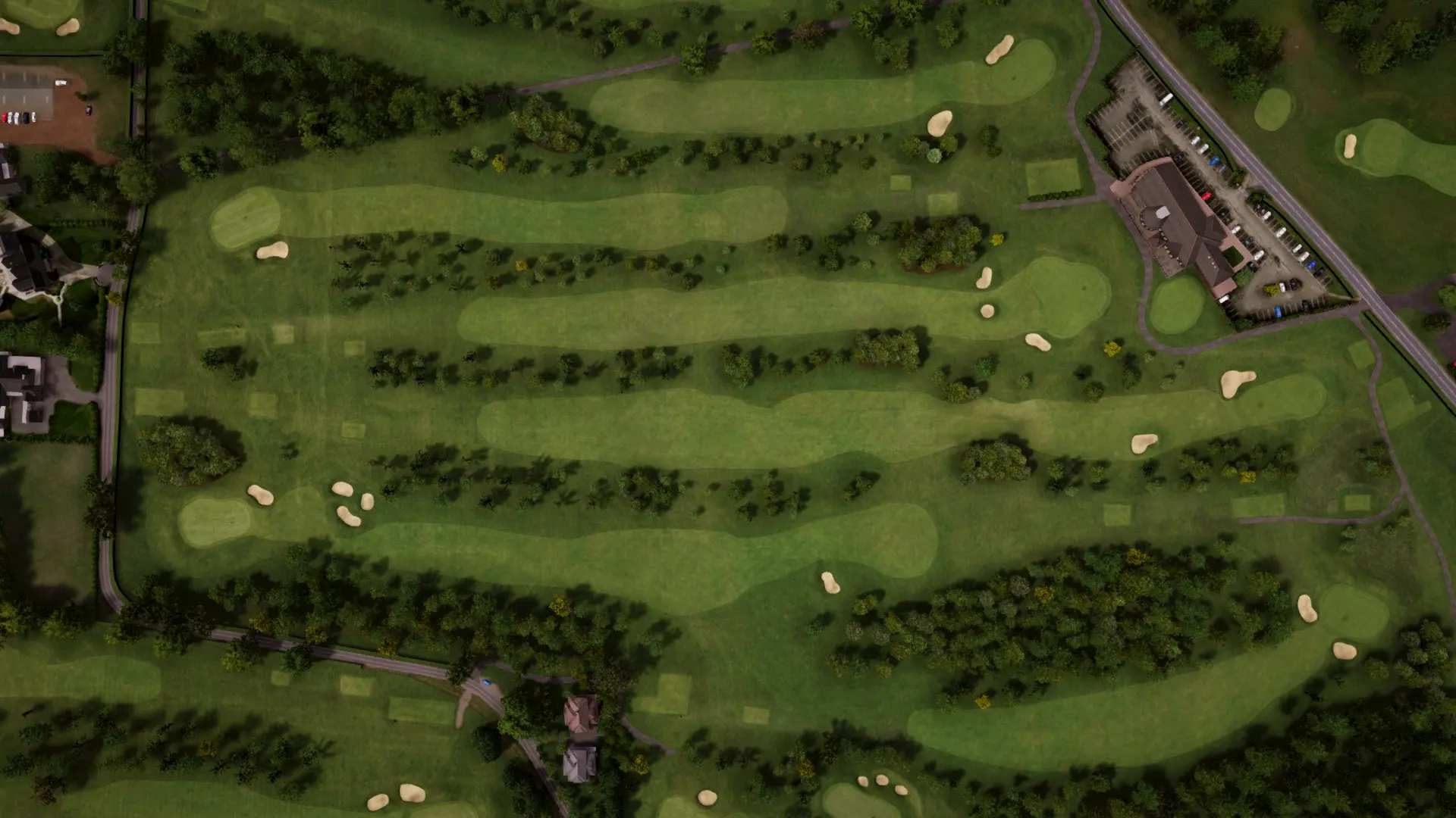 Hole 2 at Foyle Golf Centre