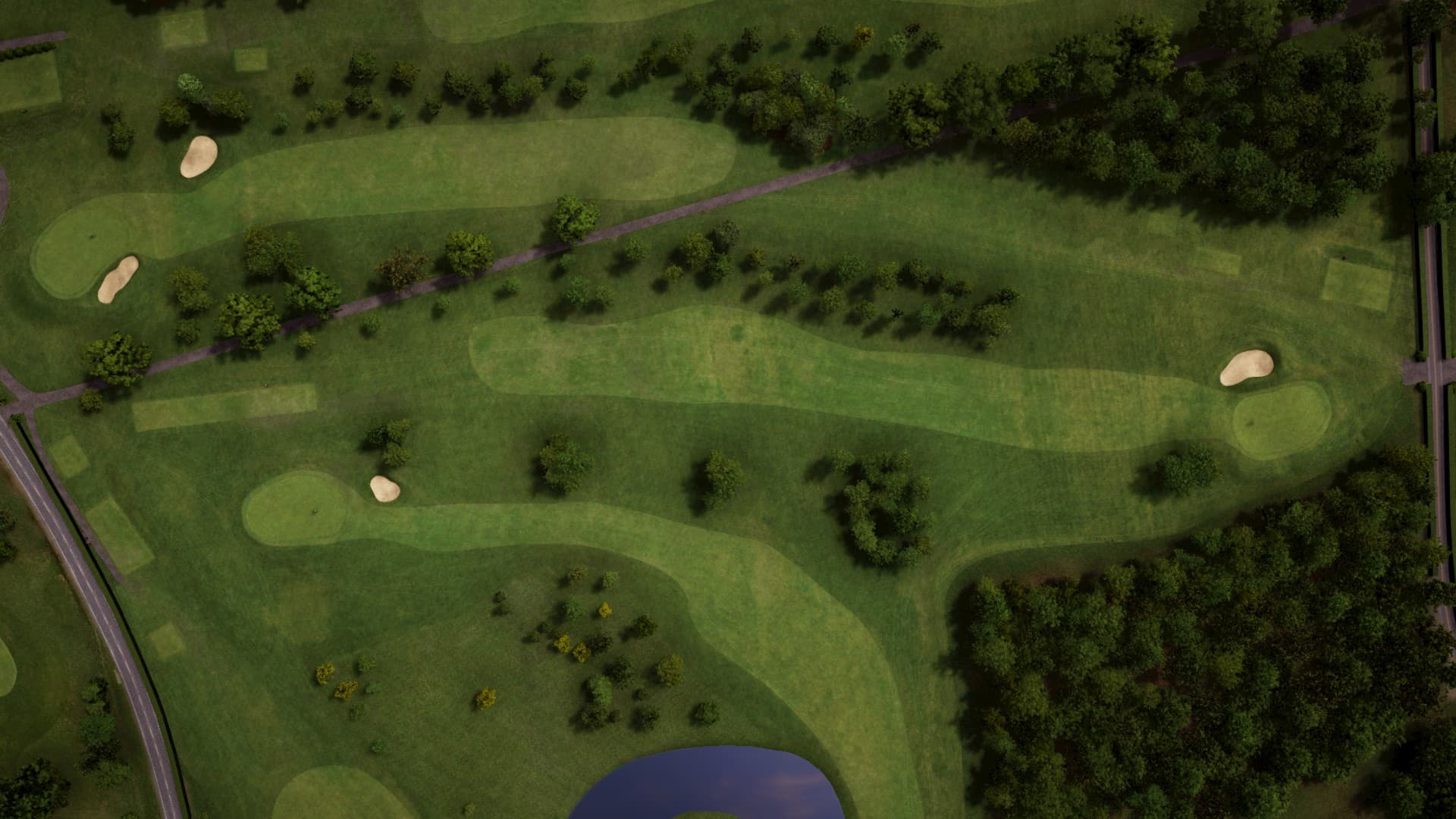 Hole 12 at Foyle Golf Centre