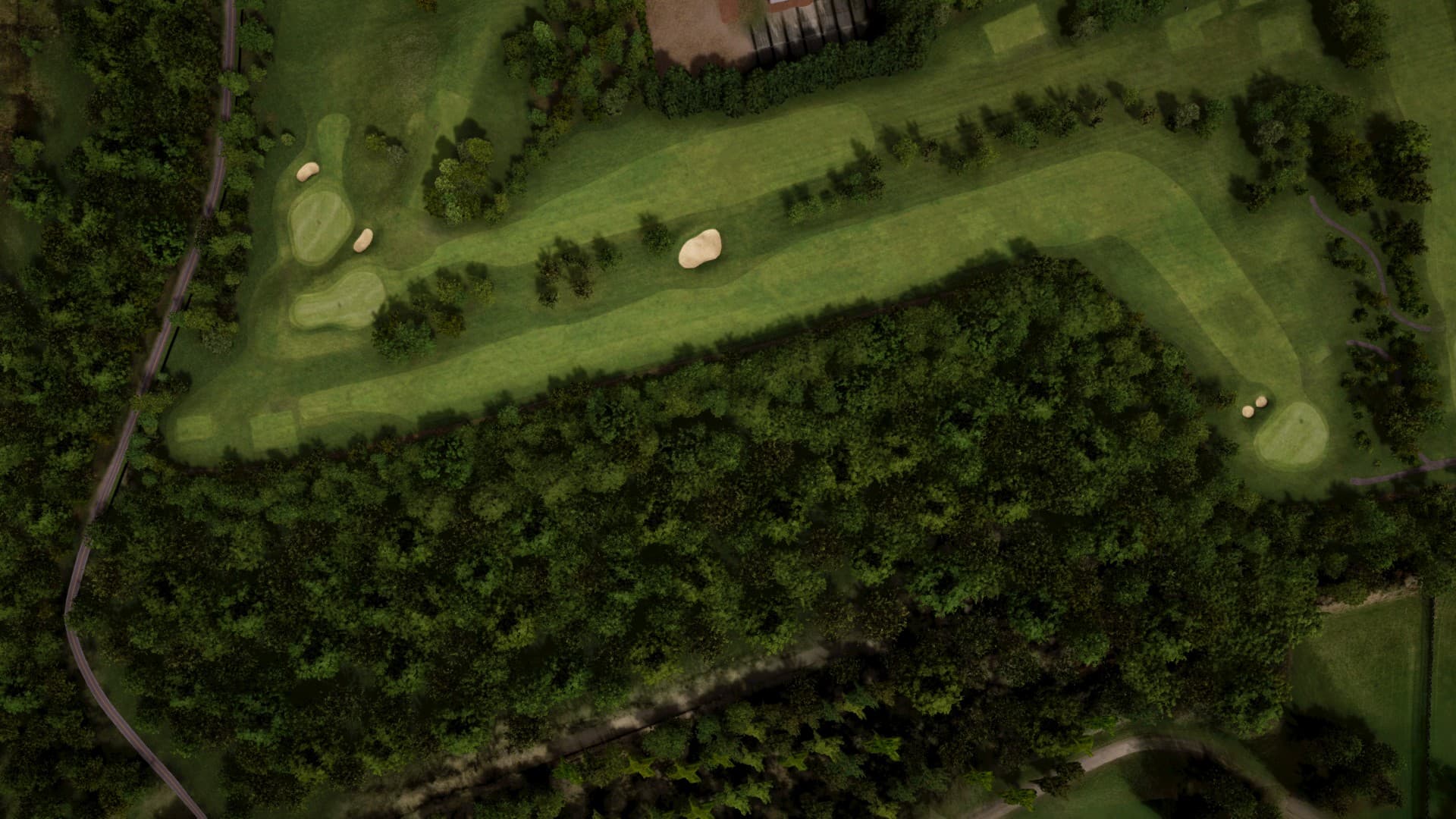 Hole 14 at Foyle Golf Centre