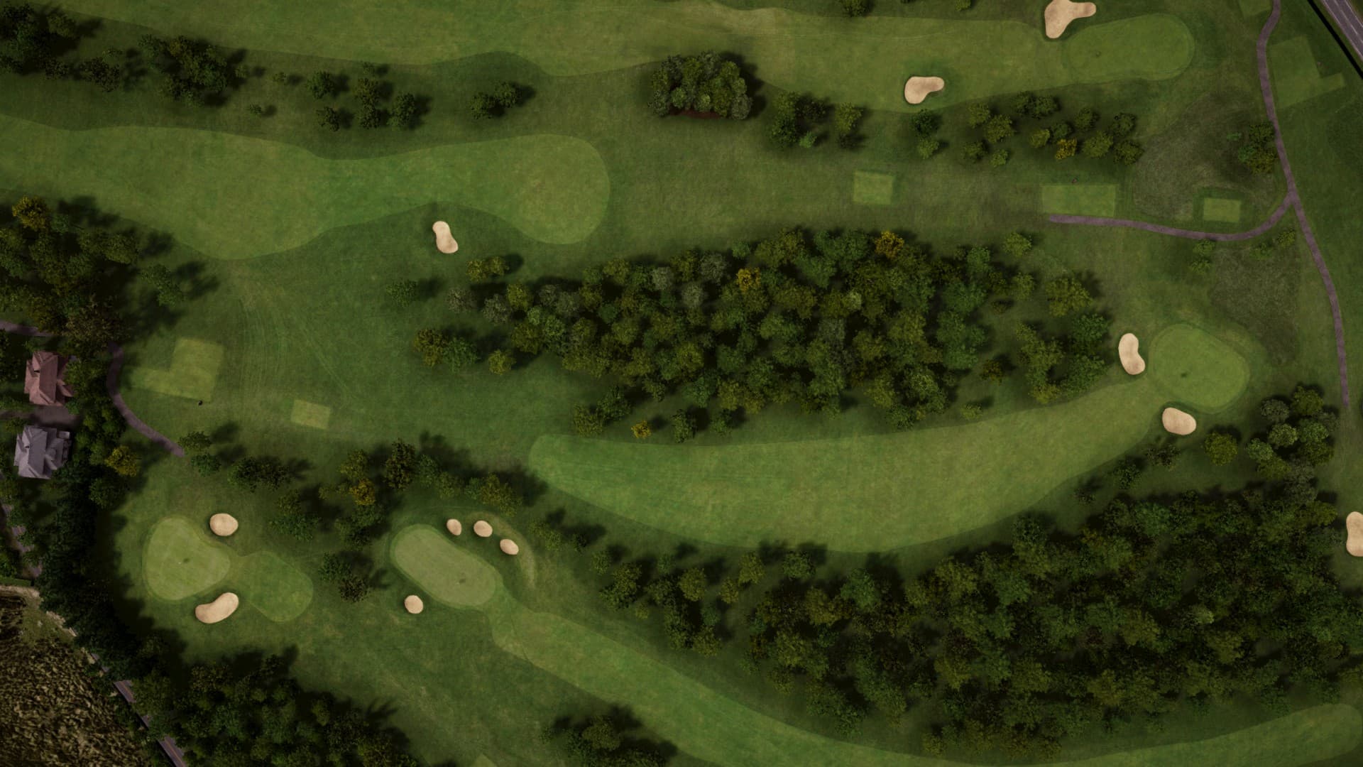 Hole 16 at Foyle Golf Centre