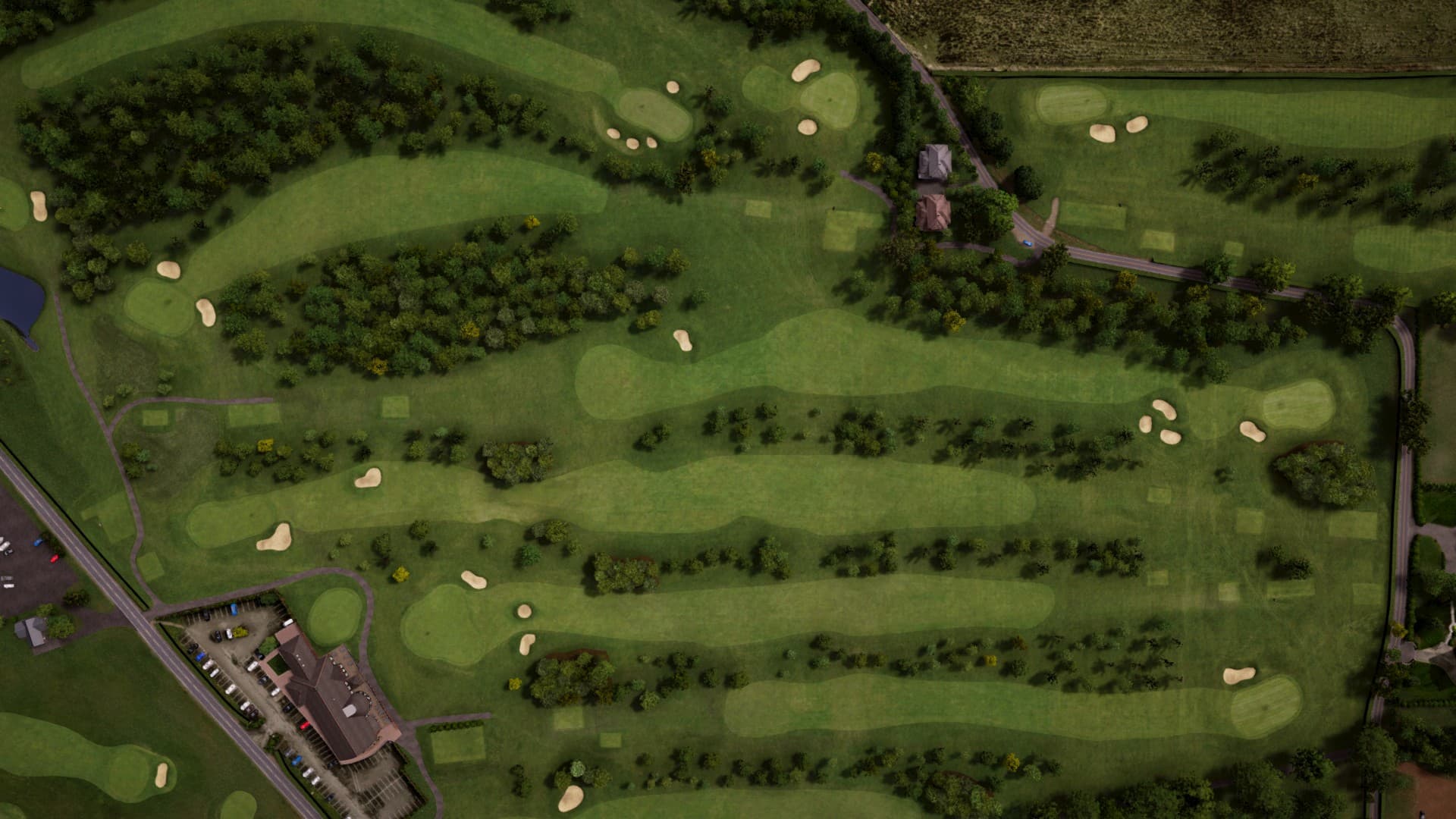 Hole 17 at Foyle Golf Centre