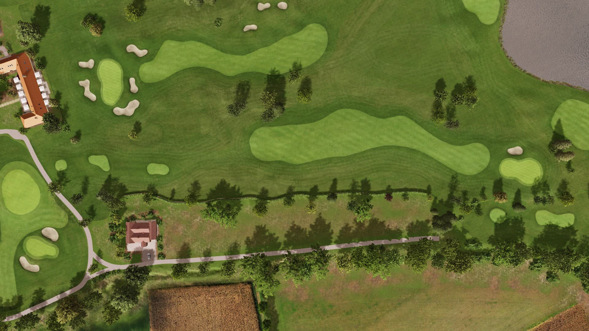 Hole 1 at Golfclub Gut Murstätten