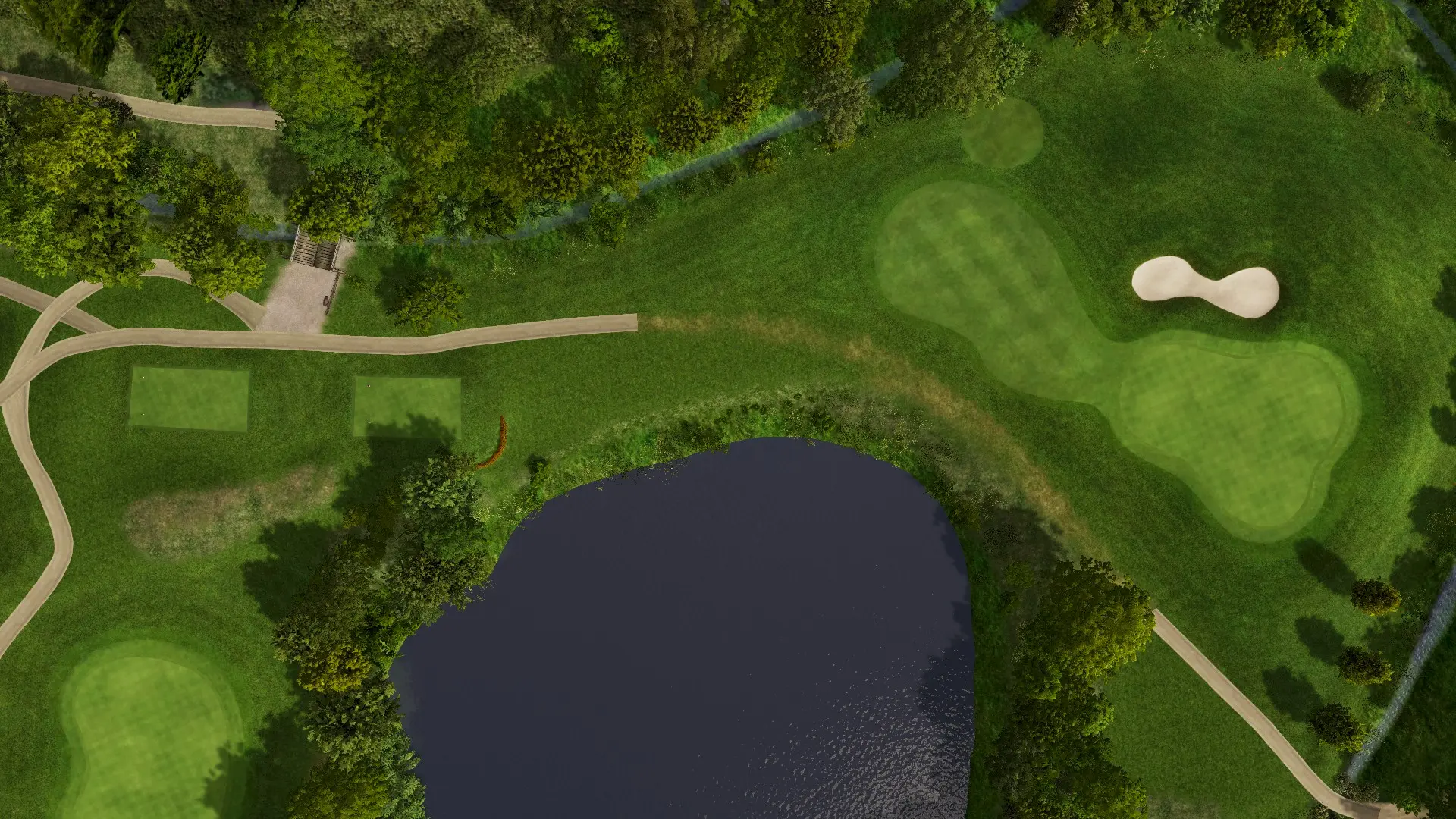 Hole 2 at Golf & More Huckingen