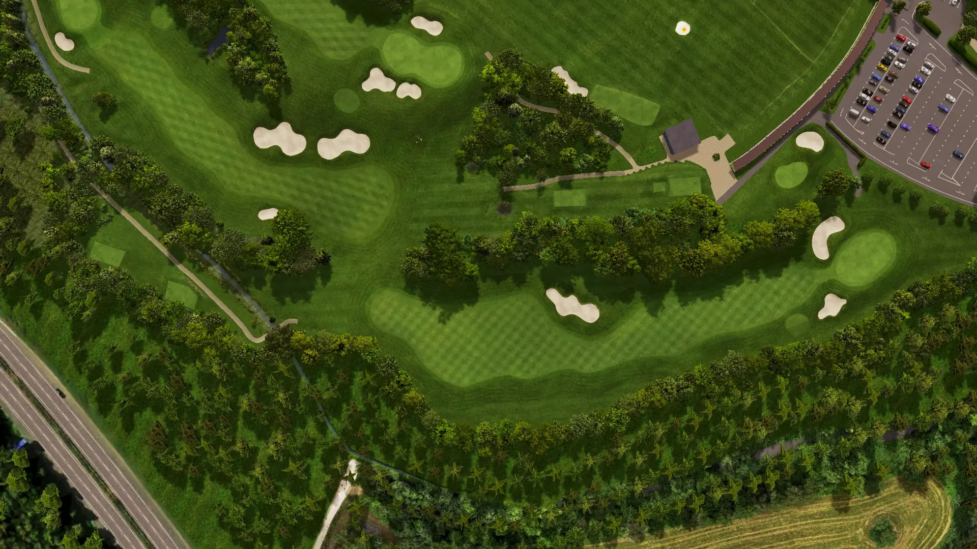 Hole 18 at Golf & More Huckingen