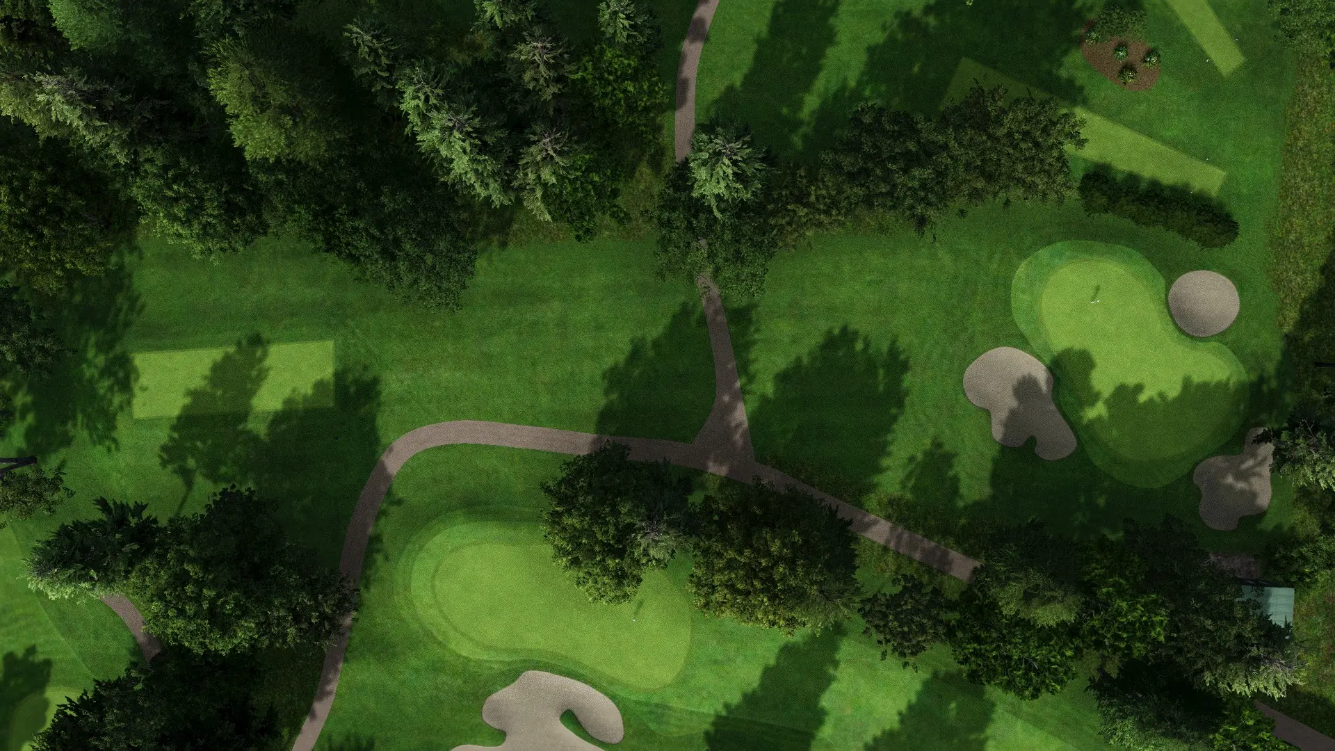 Hole 2 at Golf De La Boulie Forest Course