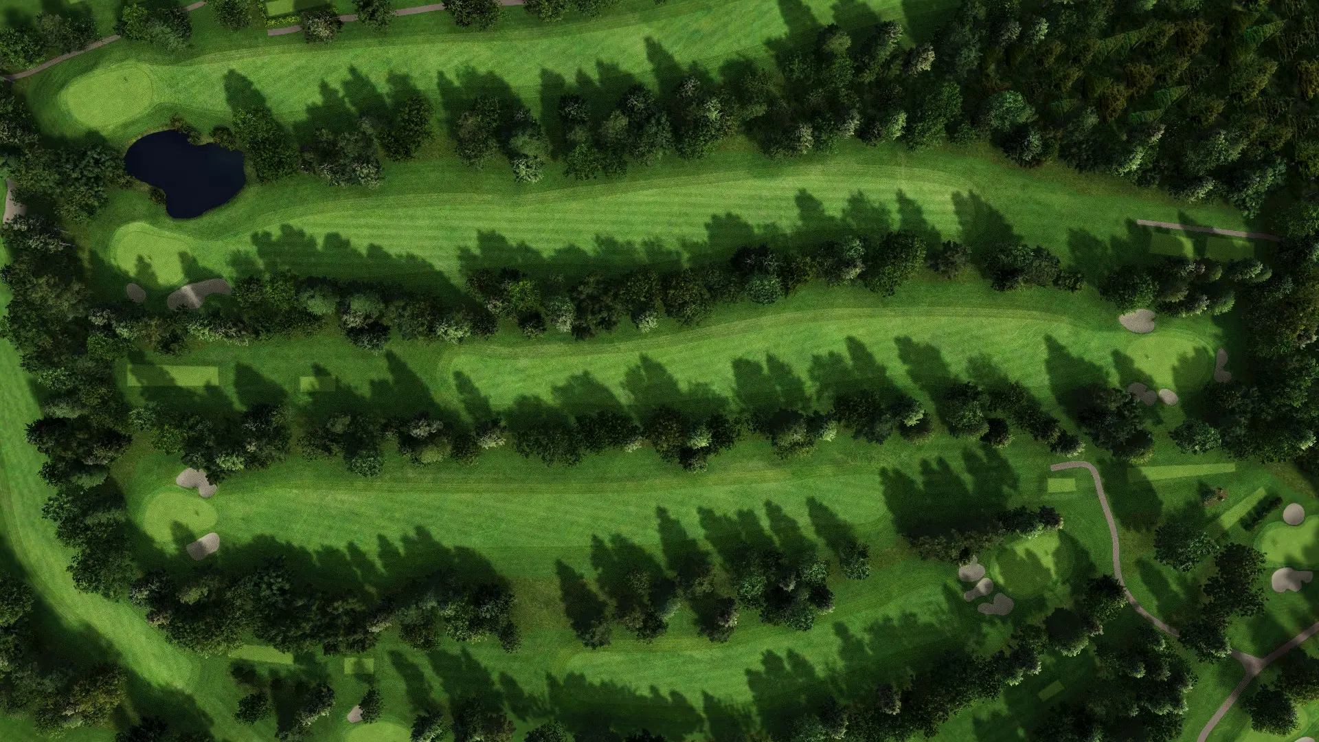 Hole 4 at Golf De La Boulie Forest Course