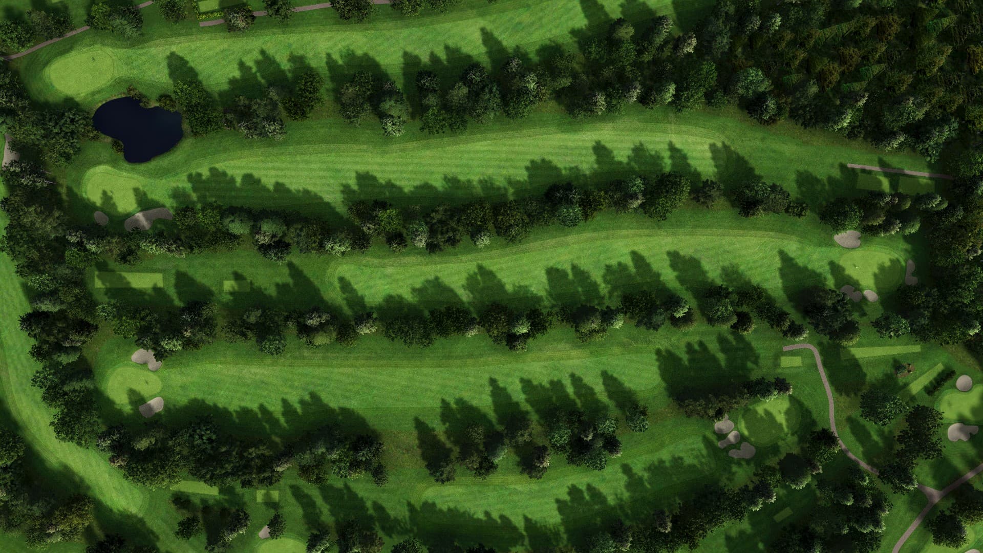 Hole 4 at Golf De La Boulie Forest Course