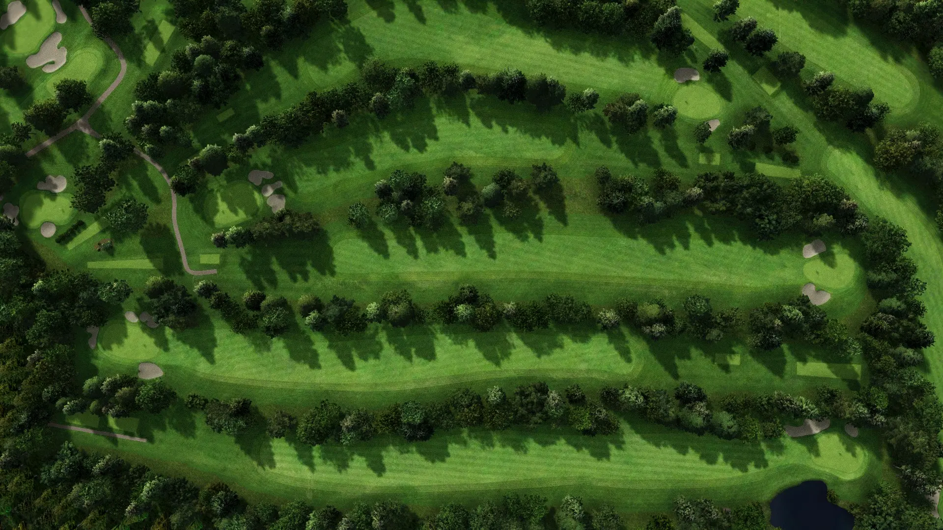 Hole 5 at Golf De La Boulie Forest Course