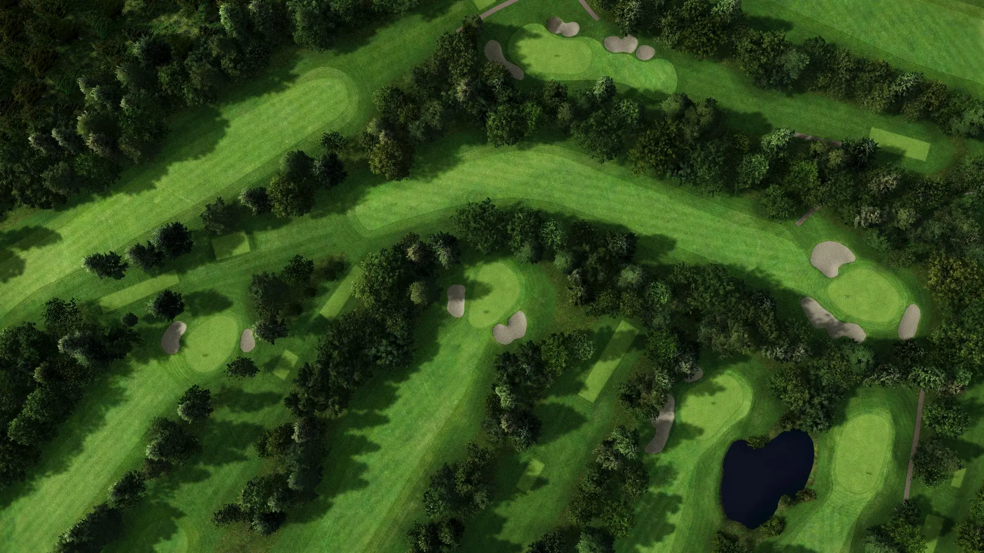 Hole 8 at Golf De La Boulie Forest Course