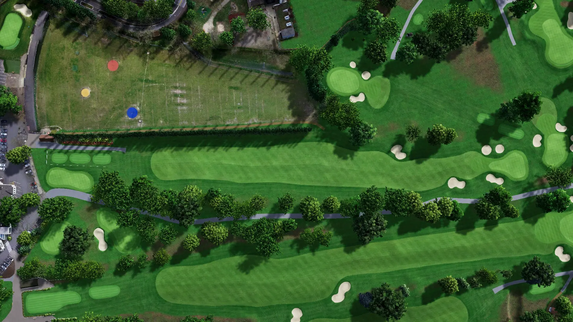 Hole 1 at Golf de Saint-Cloud Yellow Course