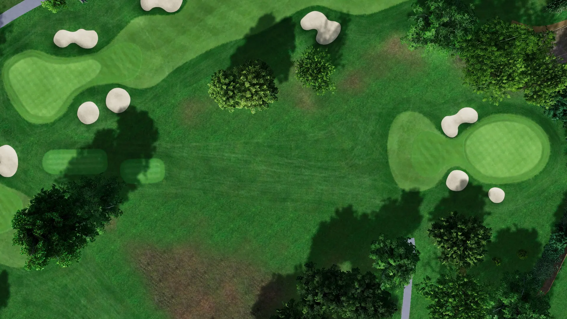 Hole 2 at Golf de Saint-Cloud Yellow Course